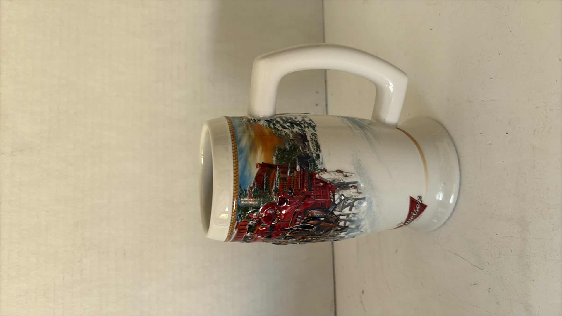 Photo 1 of 2006 BUDWEISER HOLIDAY STEIN “ SUNSET AT THE STABLES”