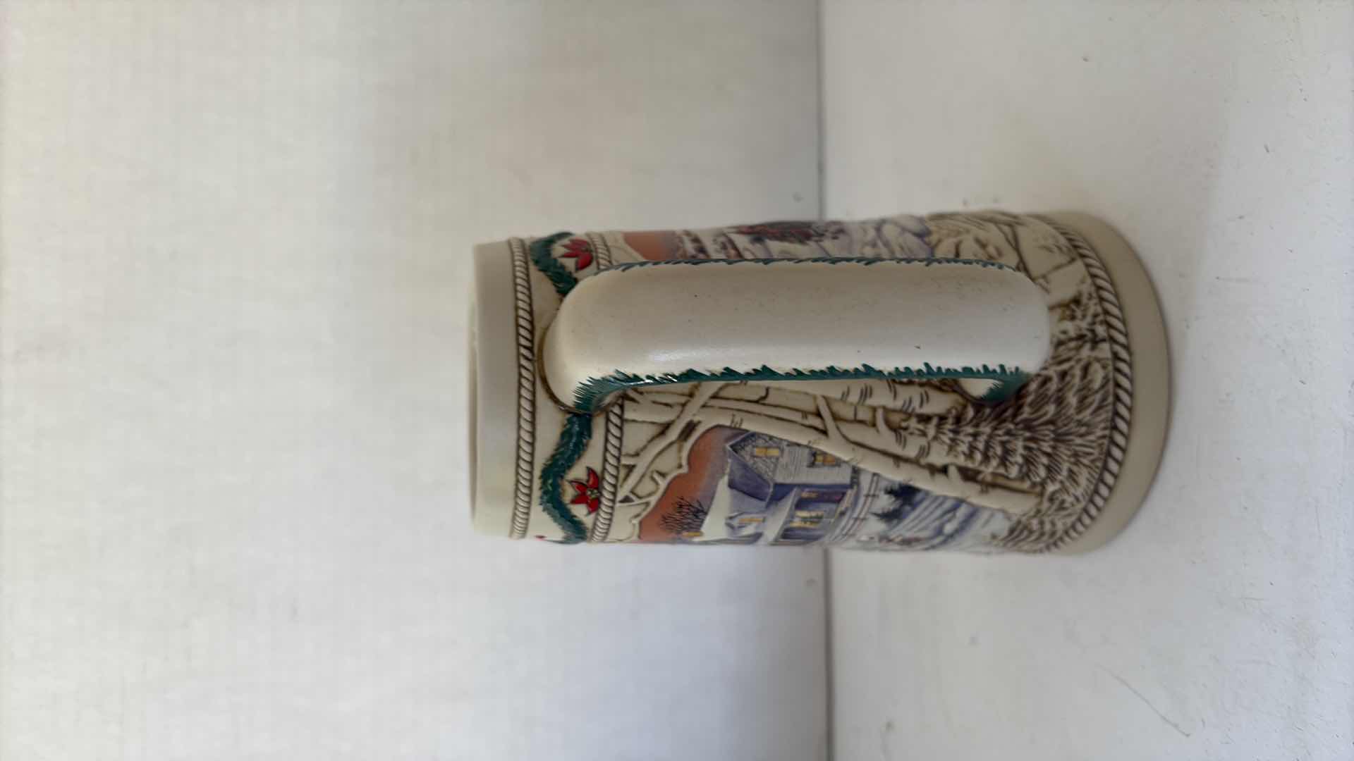 Photo 1 of 1996 BUDWEISER HOLIDAY STEIN “ AMERICAN HOMESTEAD”