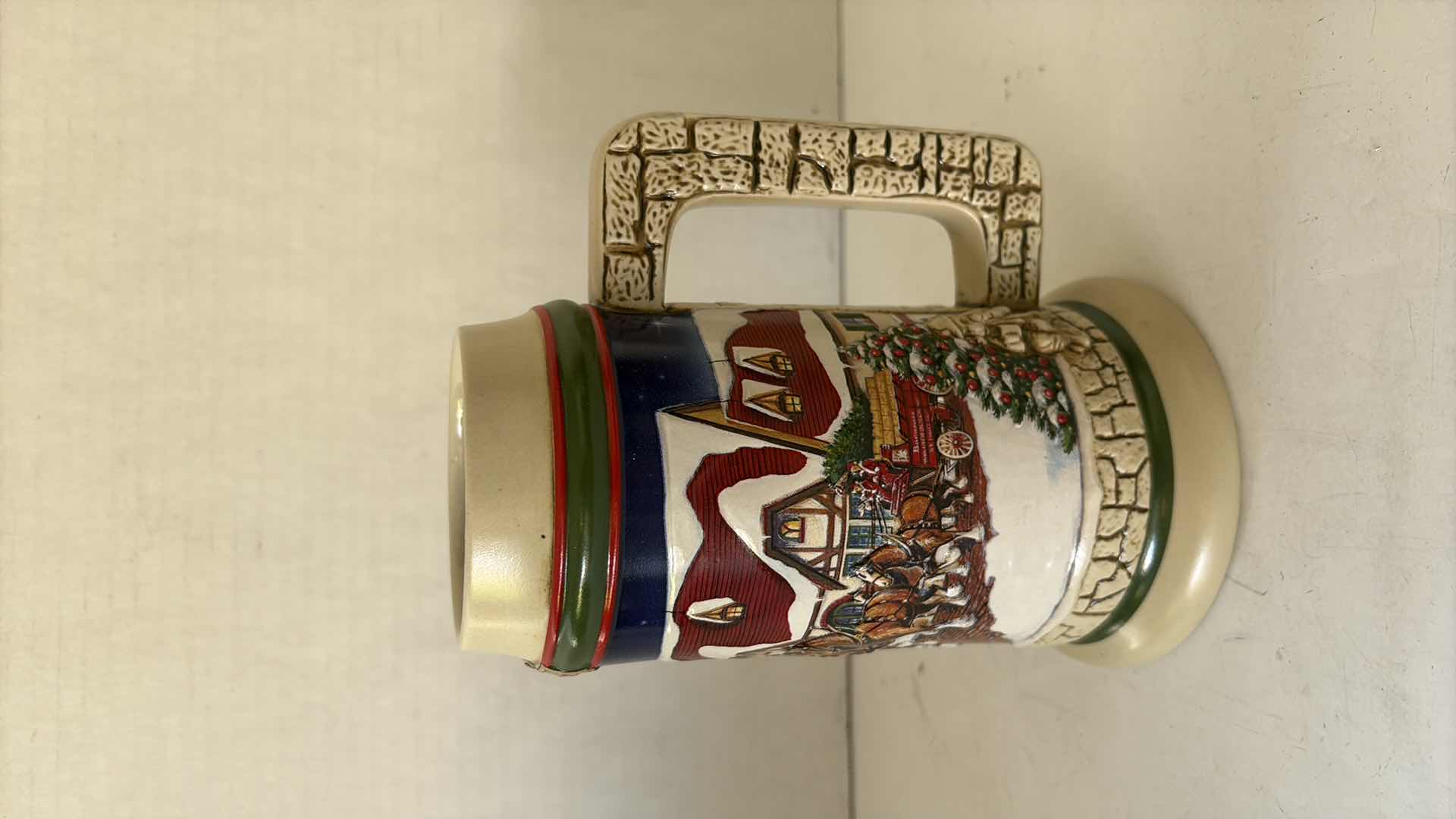 Photo 1 of 1998 BUDWEISER HOLIDAY STEIN “GRANTS FARM HOLIDAY”