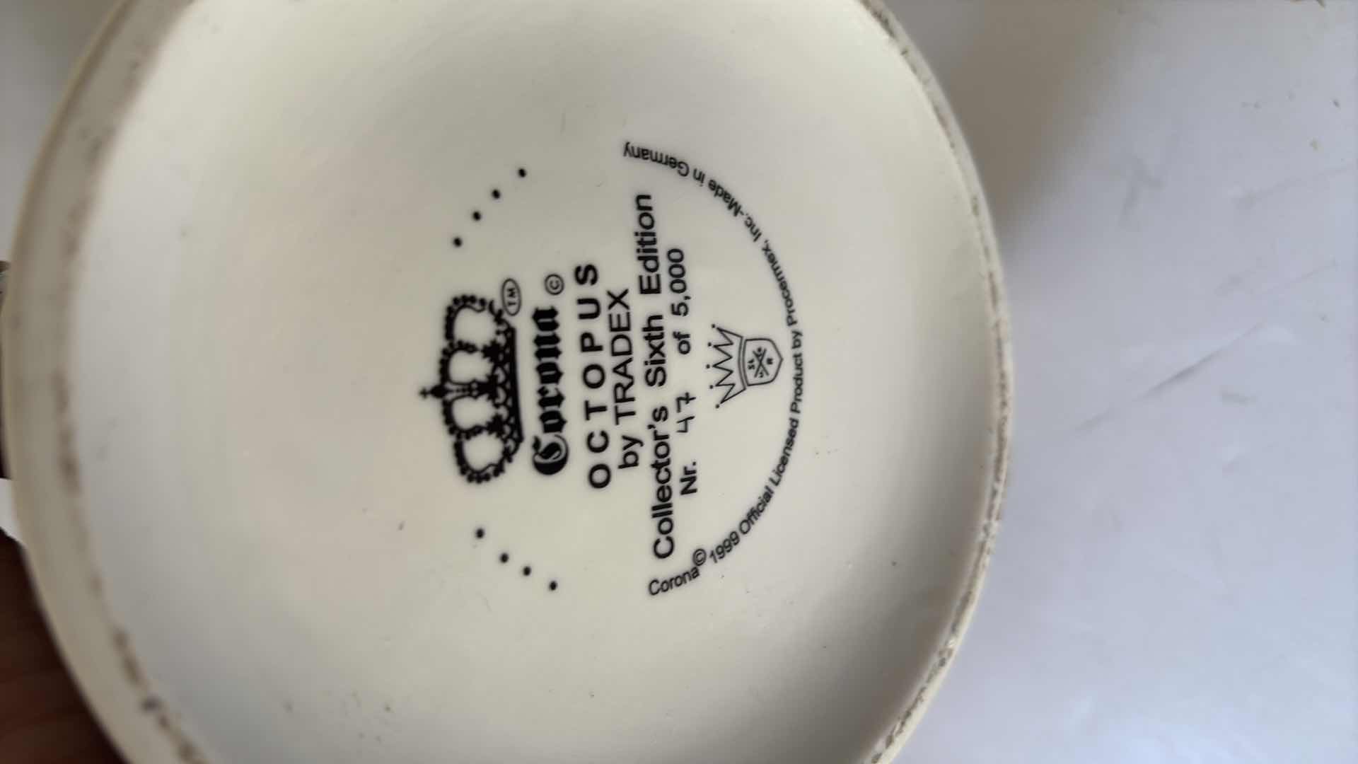 Photo 1 of CORONA “OCTOPUS” COLLECTORS EDITION STEIN