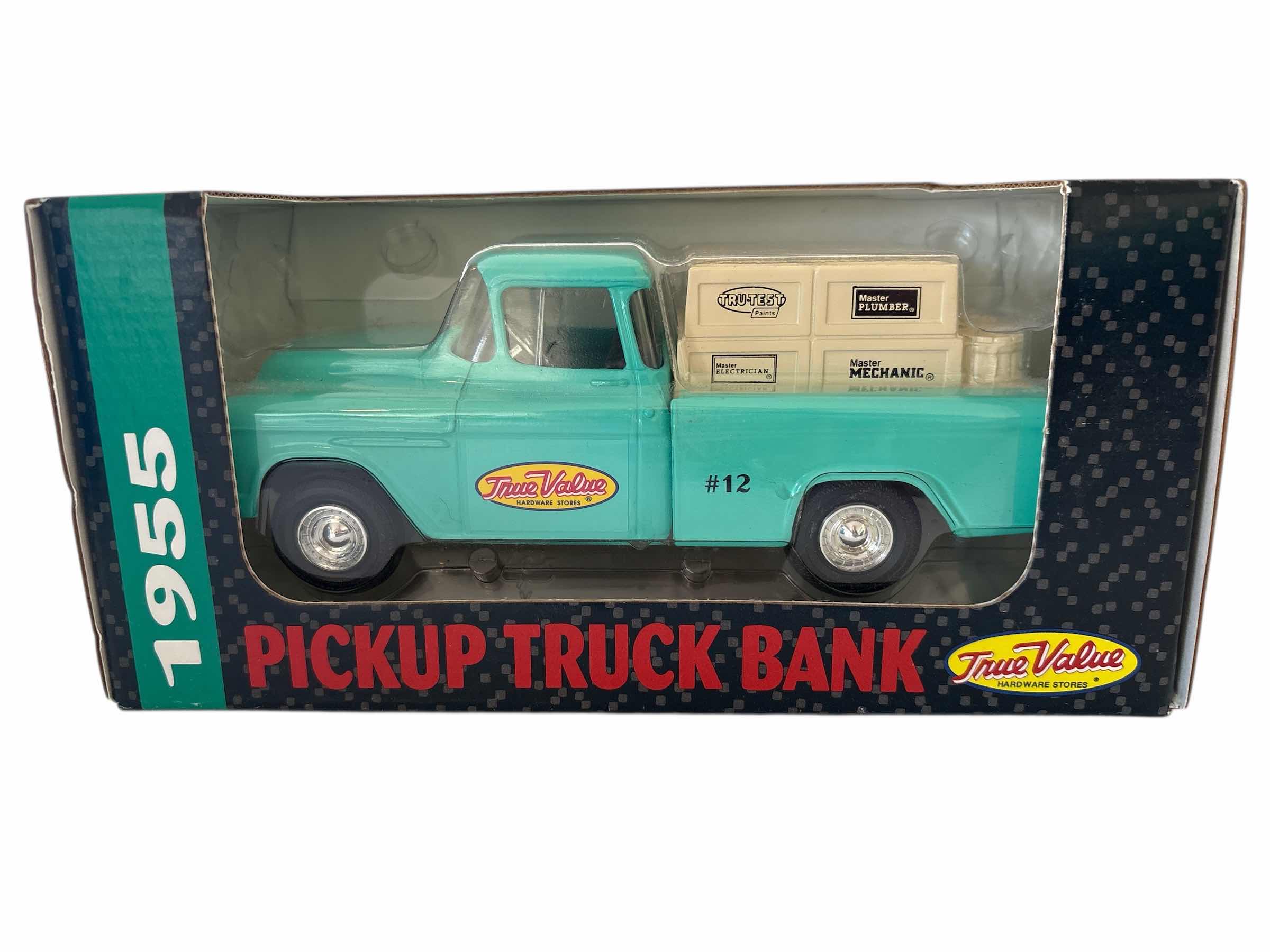 Photo 1 of ERTL “1956 TRUE VALUE PICKUP TRUCK” DIE CAST METAL BANK
