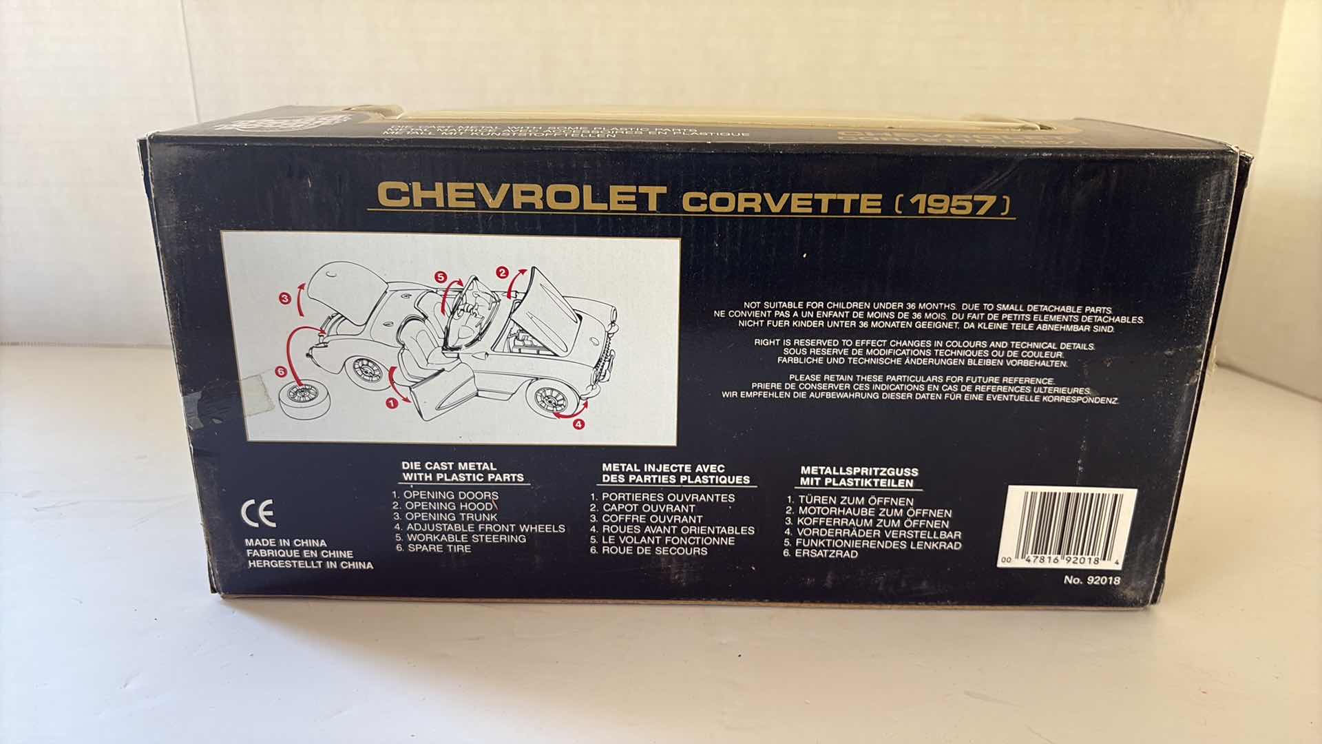 Photo 1 of ROAD ROUGH “CHEVROLET CORVETTE 1957” COCA COLA COLLECTORS CLUB