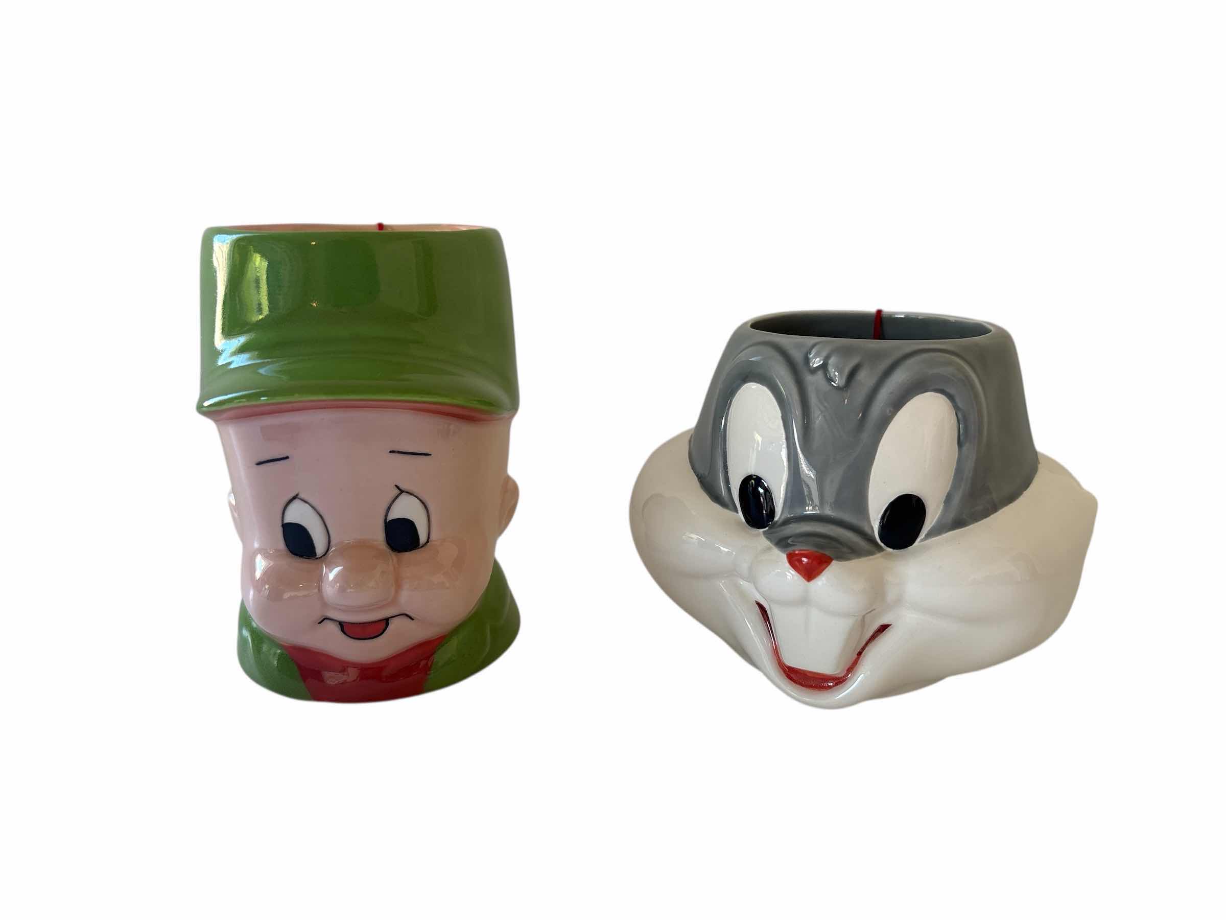Photo 1 of ELMER FUDD AND BUGS BUNNY MUGS 4”