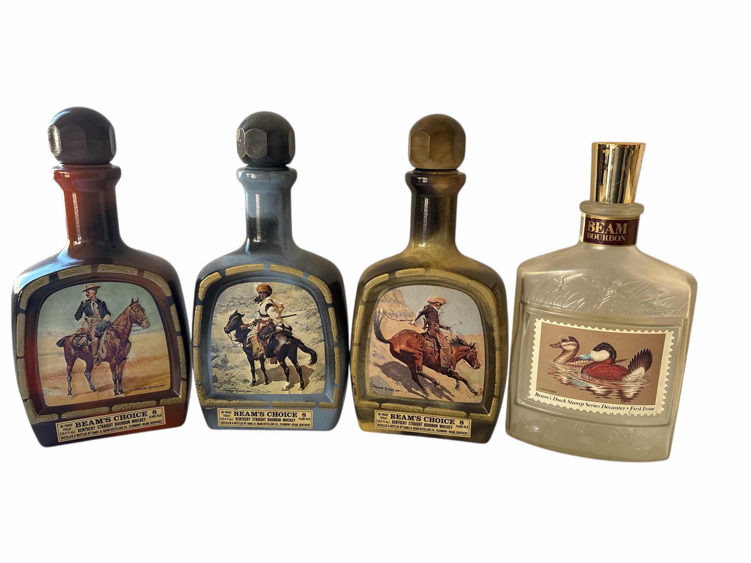 Photo 1 of BEAM KENTUCKY STRAIGHT BOURBON COLLECTORS EDITION BOTTLES