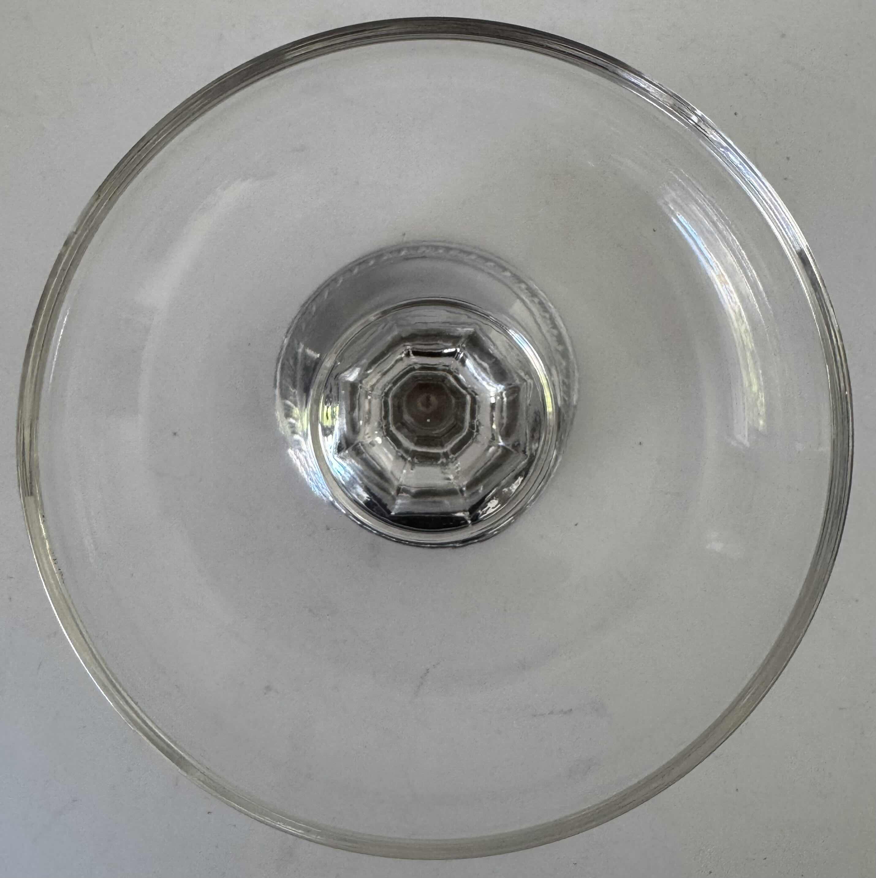 Photo 1 of KROME KRAFT GLASS CHALICE CLEAR W5.5” X H5.75”