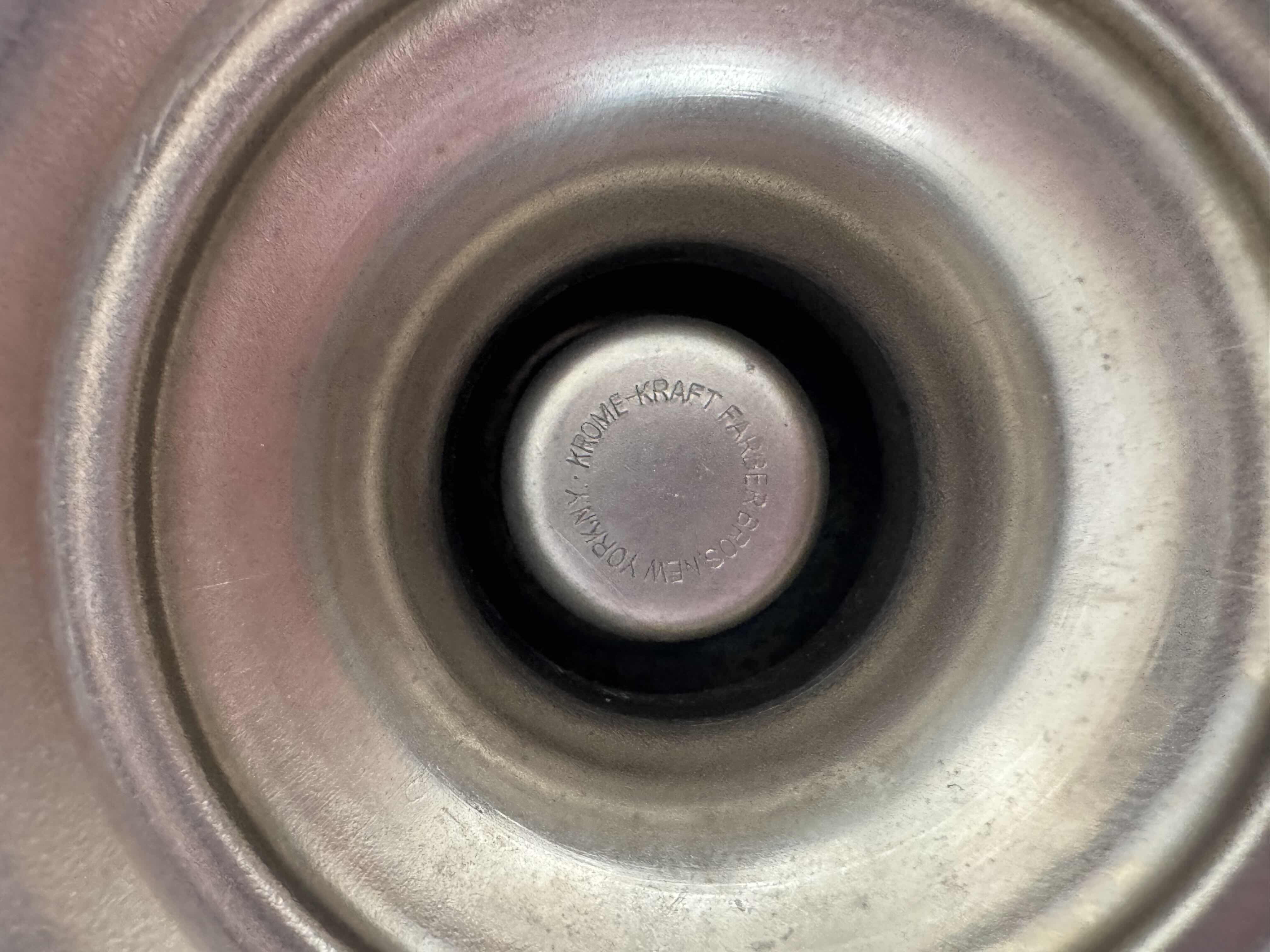 Photo 1 of KROME KRAFT GLASS CHALICE CLEAR W5.5” X H5.75”