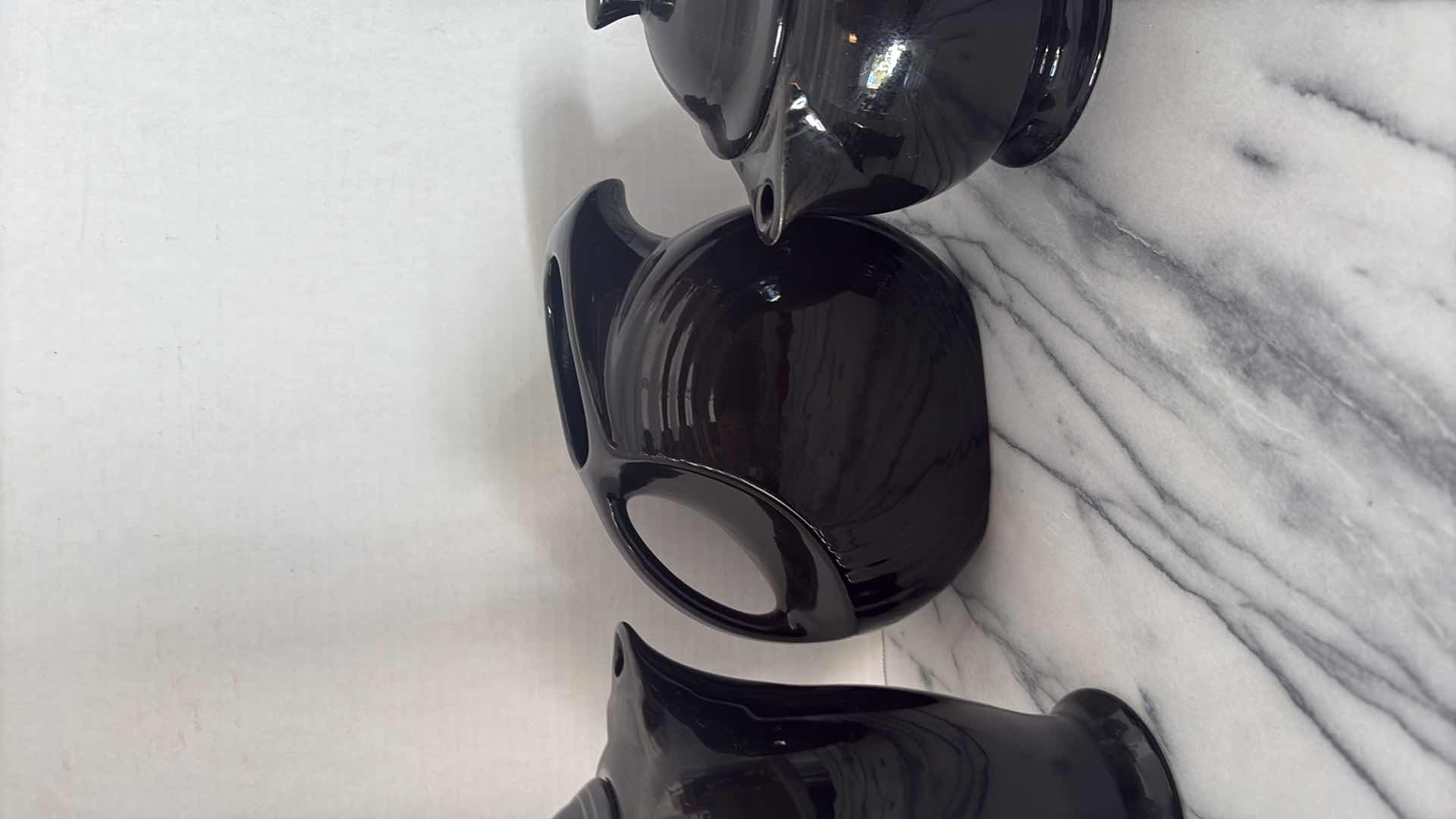 Photo 1 of BLACK CERAMIC TEAPOTS 12”