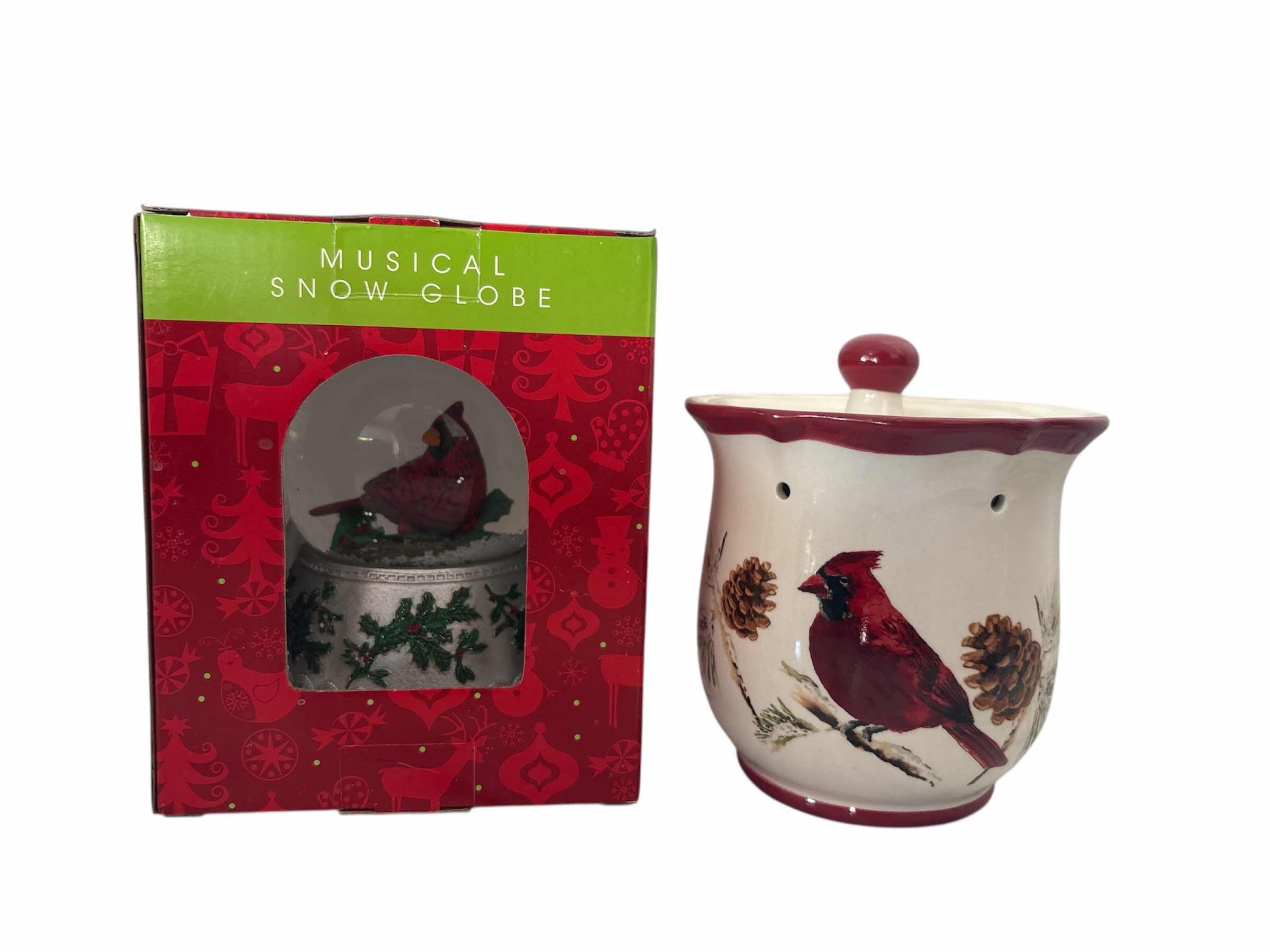 Photo 1 of HOLIDAY MUSICAL SNOW GLOBE AND WAX MELTER