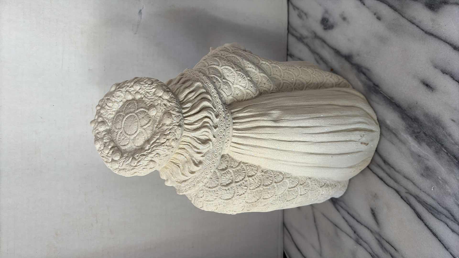 Photo 1 of STONE CARVED SANTA 16”H