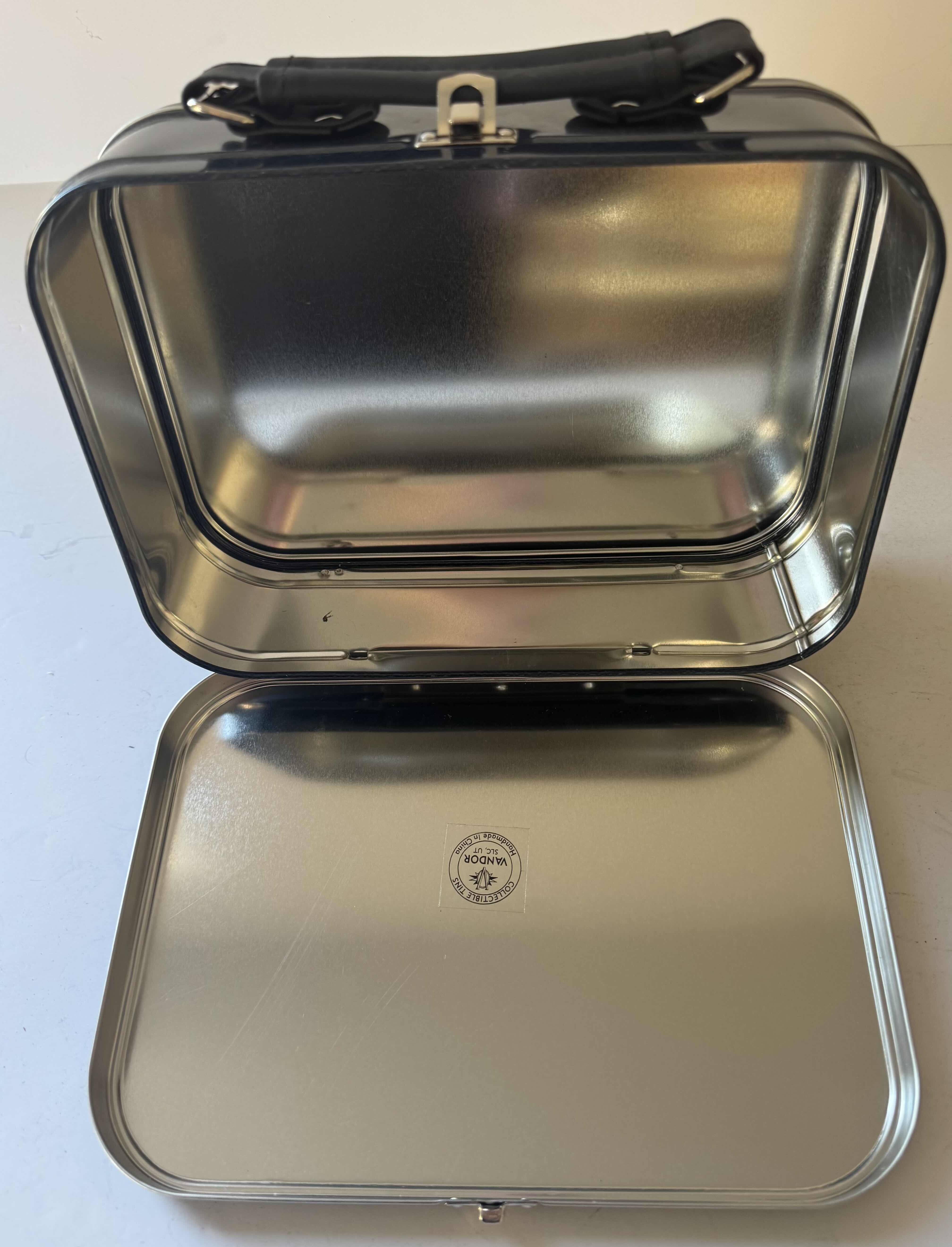 Photo 1 of VINTAGE METAL LUNCH BOX JANE RUSSELL THE OUTLAW 10” X 3.5” X H8”