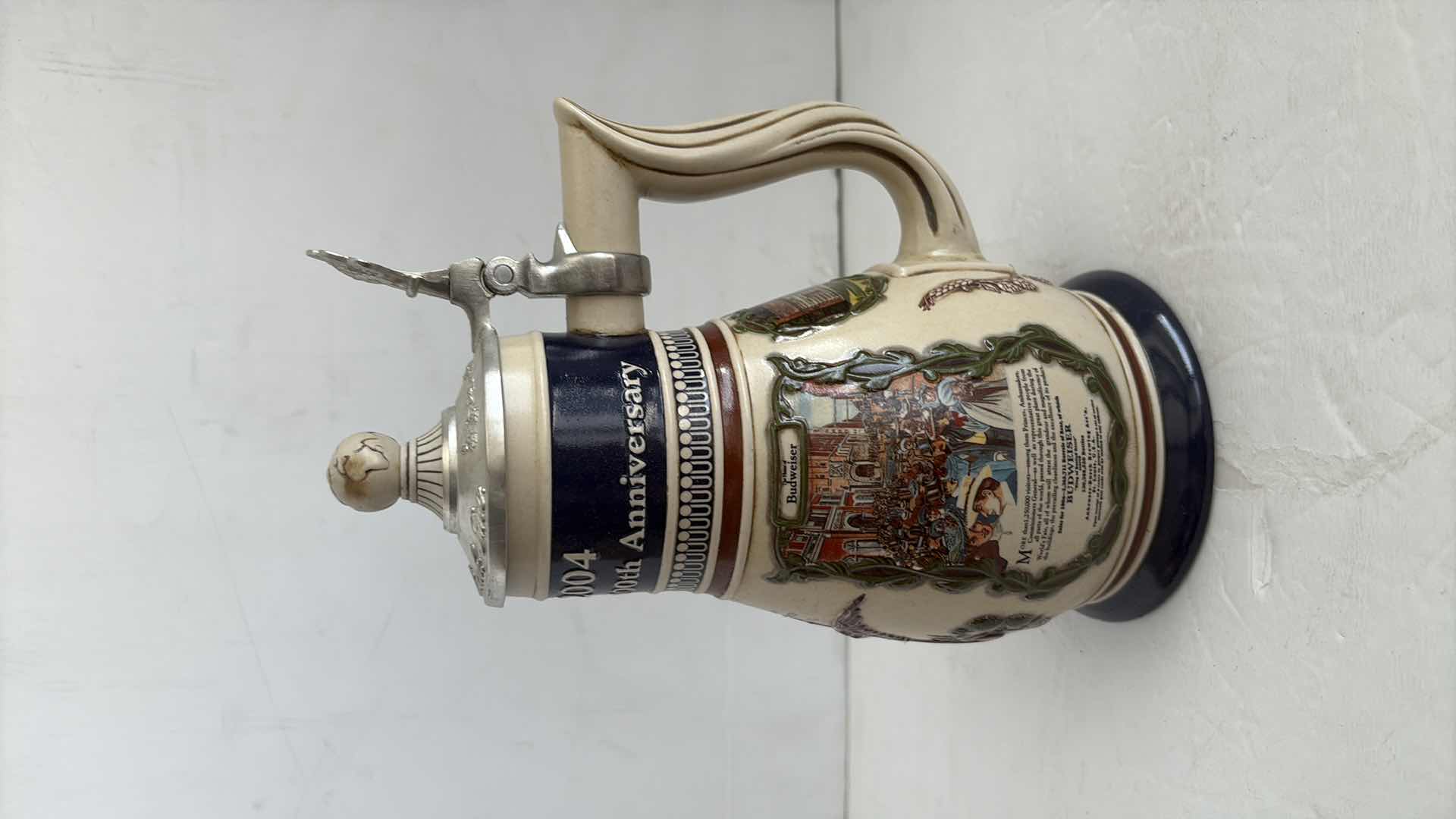 Photo 1 of ANHEUSER BUSCH “ST.LOUIS WORLDS FAIR 100TH ANNIVERSARY 1904-2004” STEIN