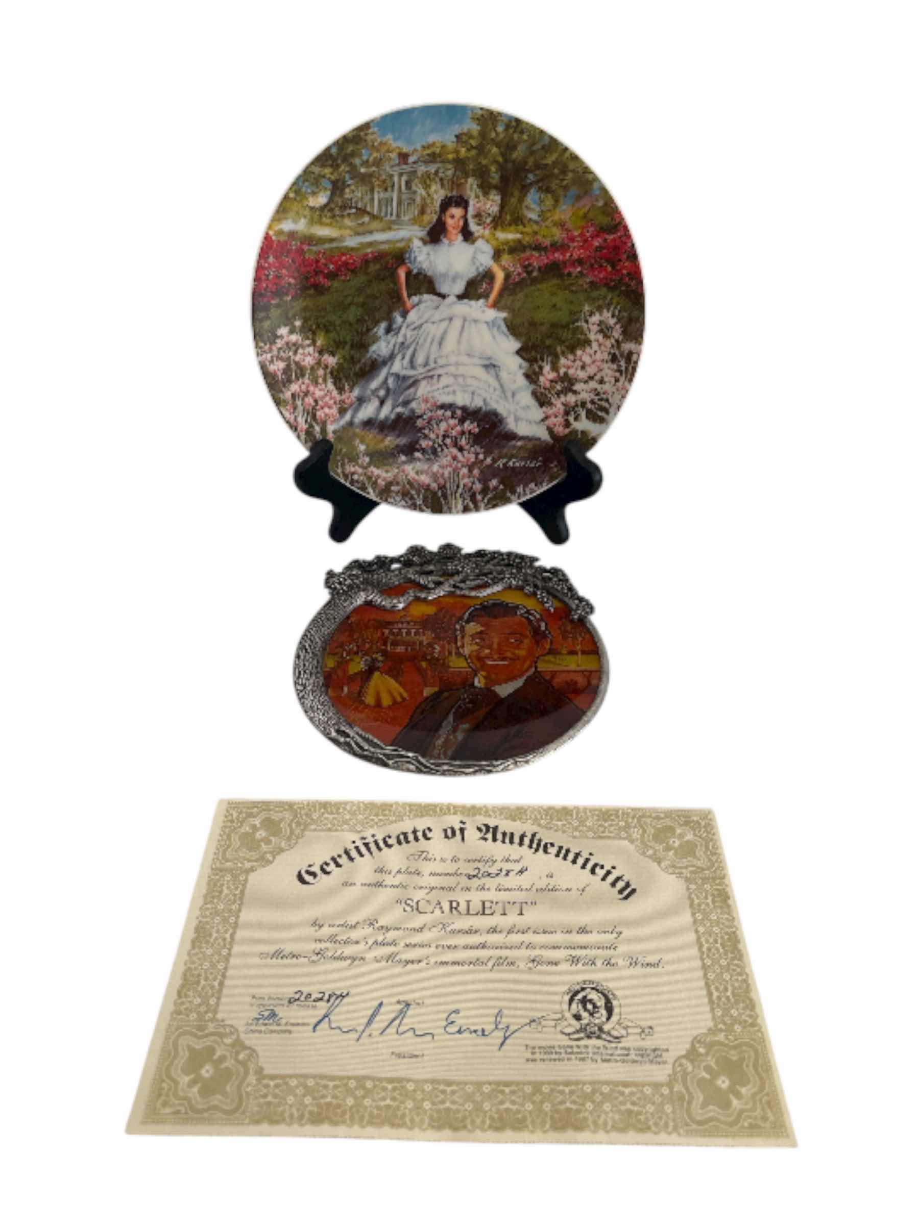 Photo 1 of GONE WITH THE WIND COMMEMORATIVE PLATES