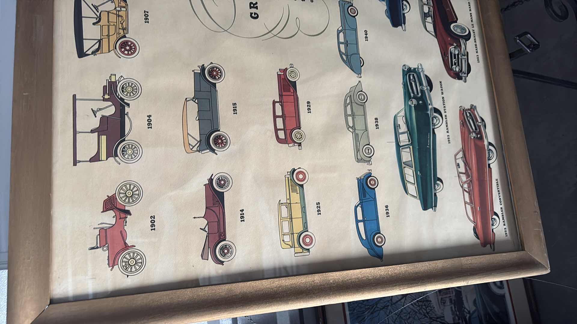 Photo 1 of NASH GREAT CARS SINCE 1902 FRAMED ARTWORK