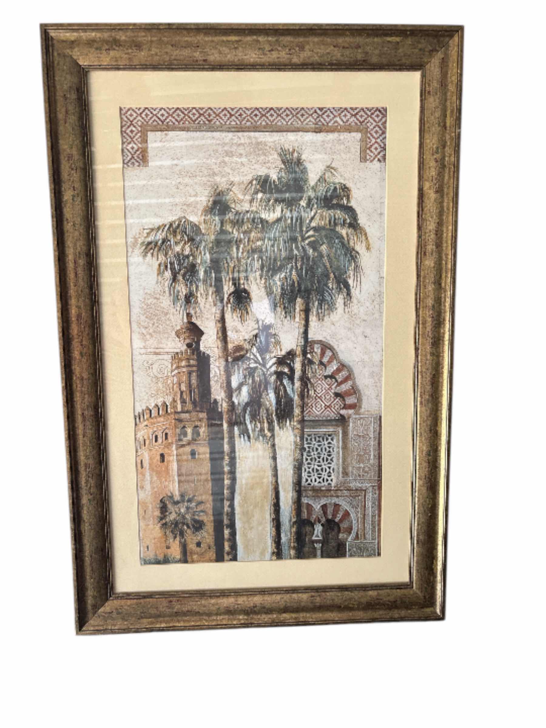 Photo 1 of FRAMED PALM TREE ARTWORK