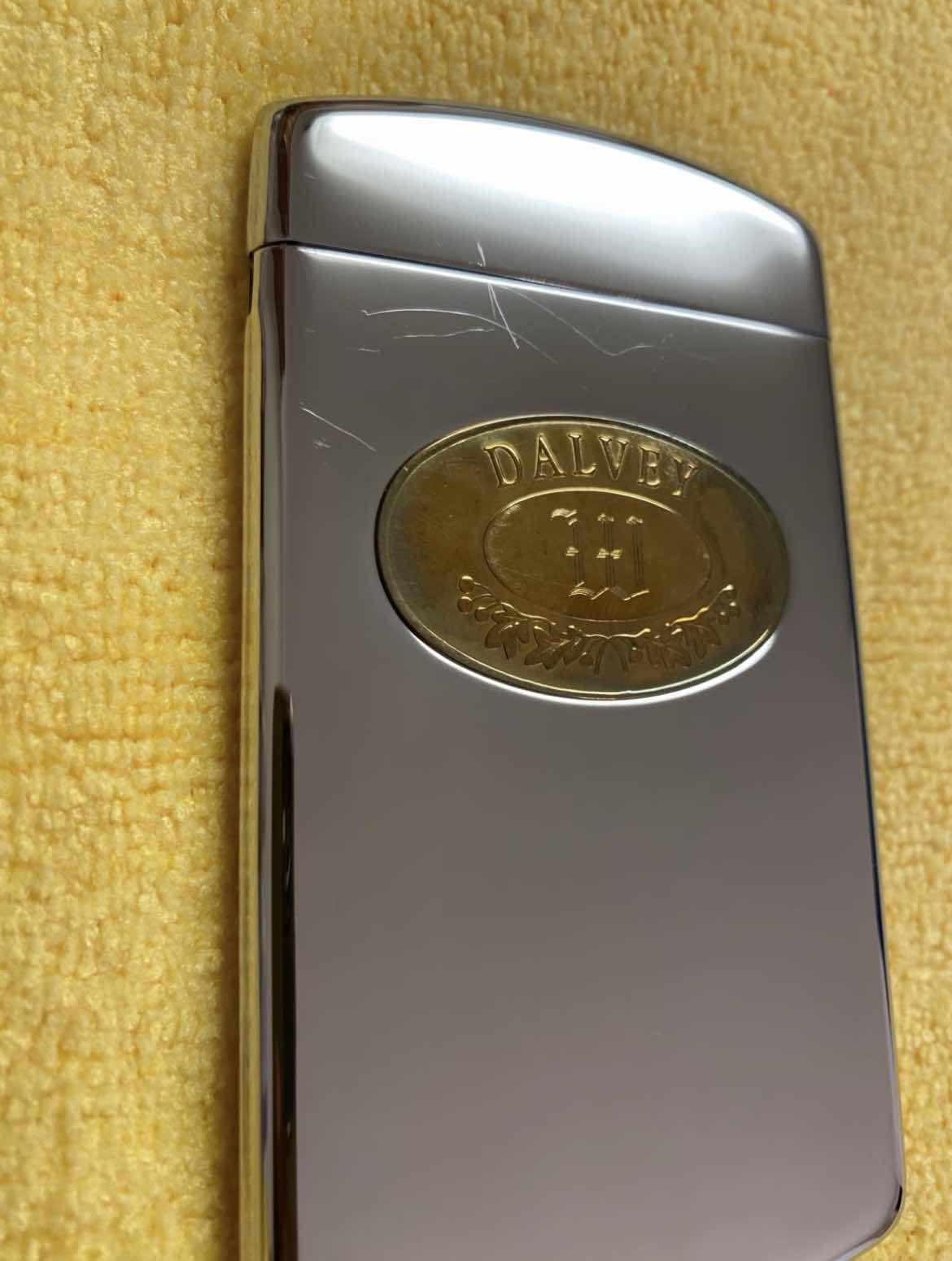 Photo 1 of DALVEY OF SCOTLAND VINTAGE STAINLESS STEEL CARD CASE 4” X 2.5”. $62