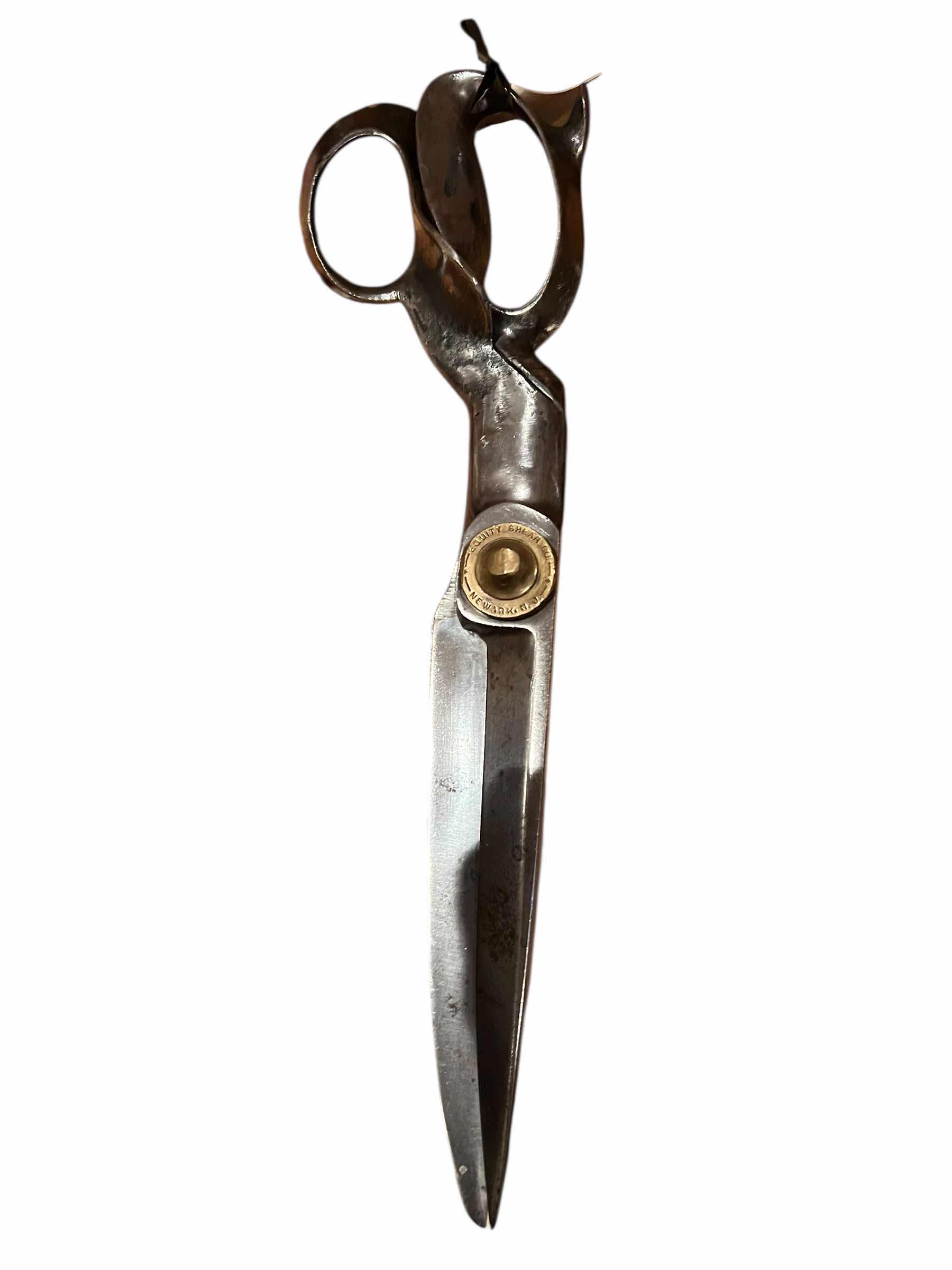 Photo 1 of 9” VINTAGE STEEL SHEARS MADE IN SHEFFIELD, ENGLAND. BY WILKINSON CIRCA 1850.