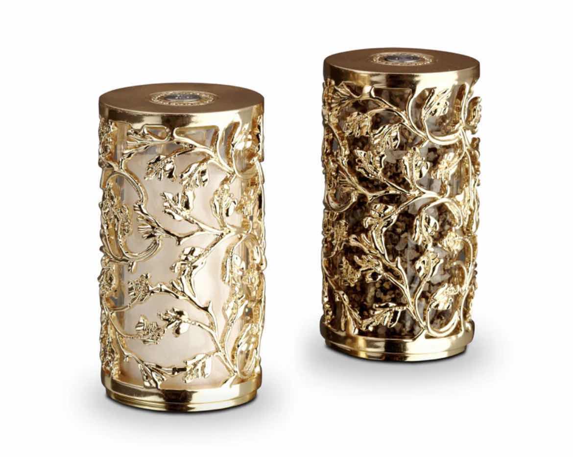 View 1 of L’OBJET SPICE JEWEL SALT AND PEPPER SHAKERS NEVER USED.