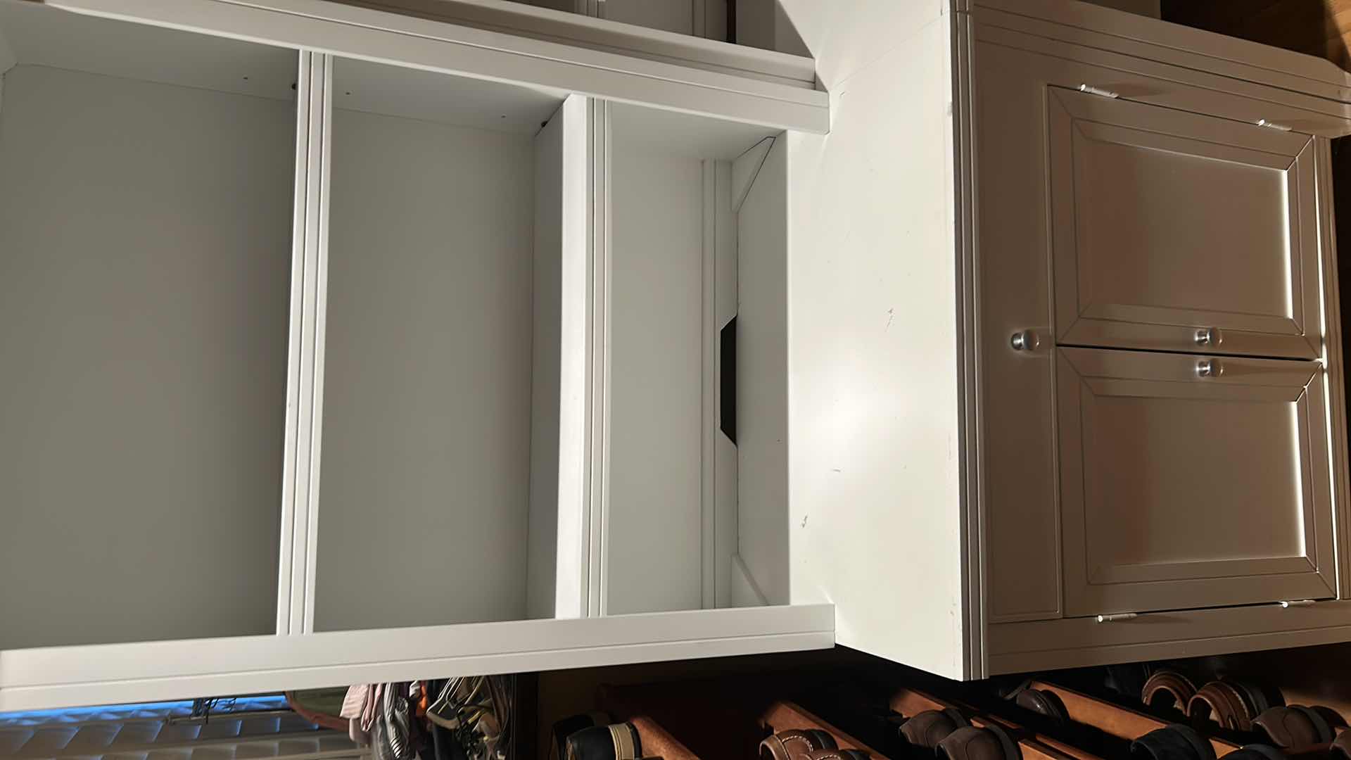 Photo 1 of 6 PC WHITE HOME OFFICE DESK & HUTCH SET 90" X 22" H 71"