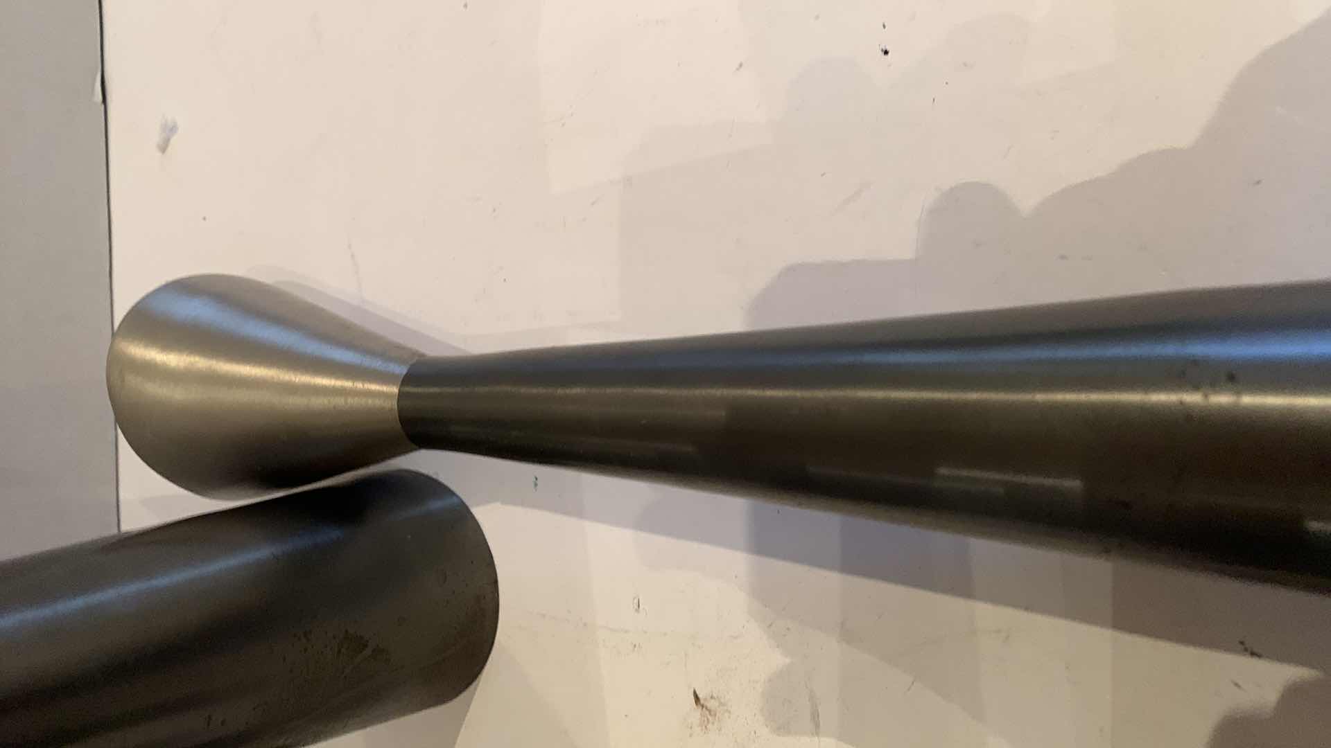 Photo 1 of 6-1980"S SWEDISH STYLE BRUSHED CANDLESTICKS H16”