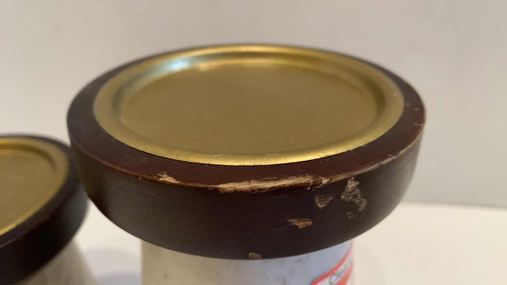 Photo 1 of 2 STONE CANDLE HOLDERS 8”