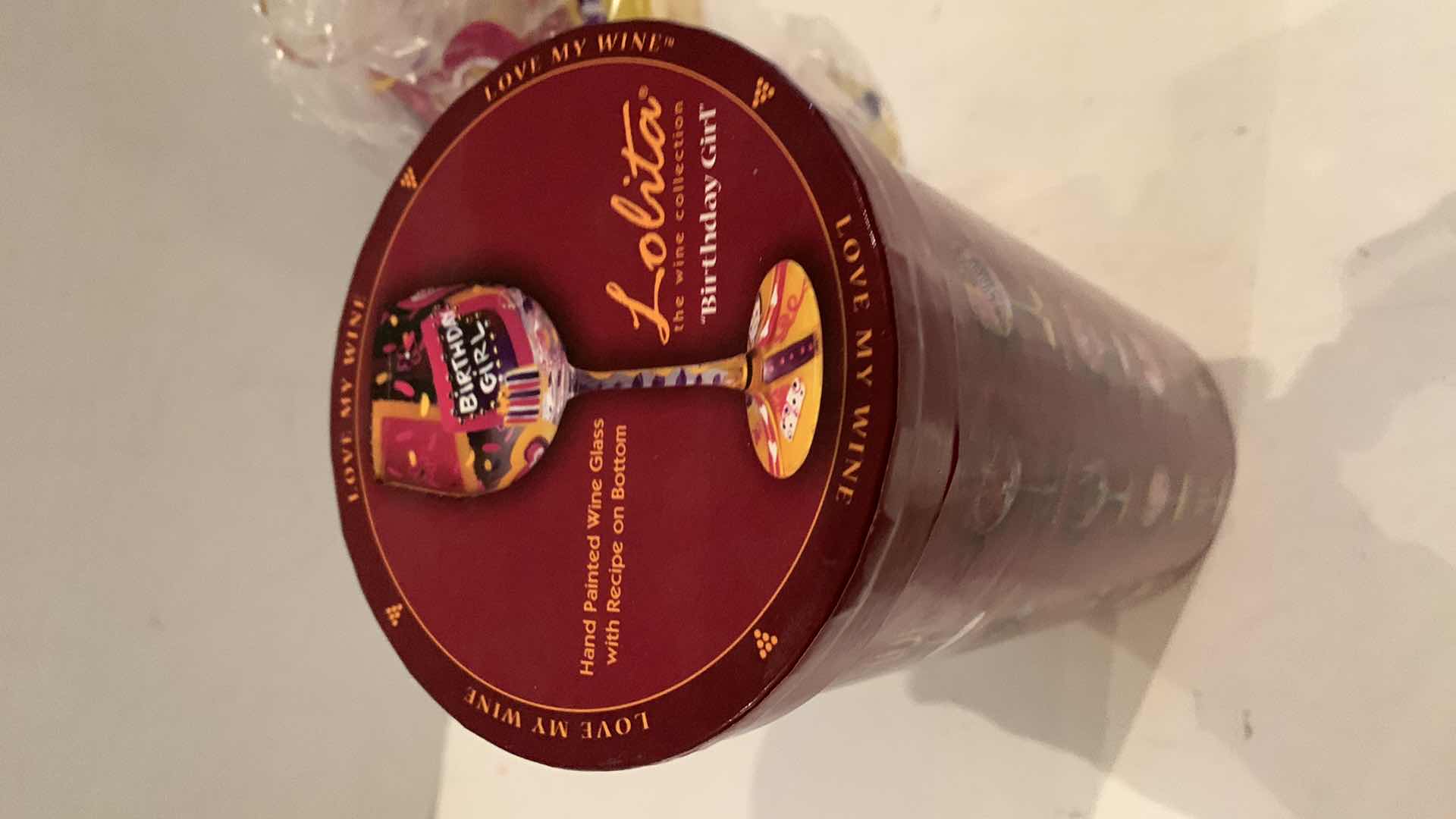 Photo 1 of LOLITA HAPPY BIRTHDAY WINE GLASS