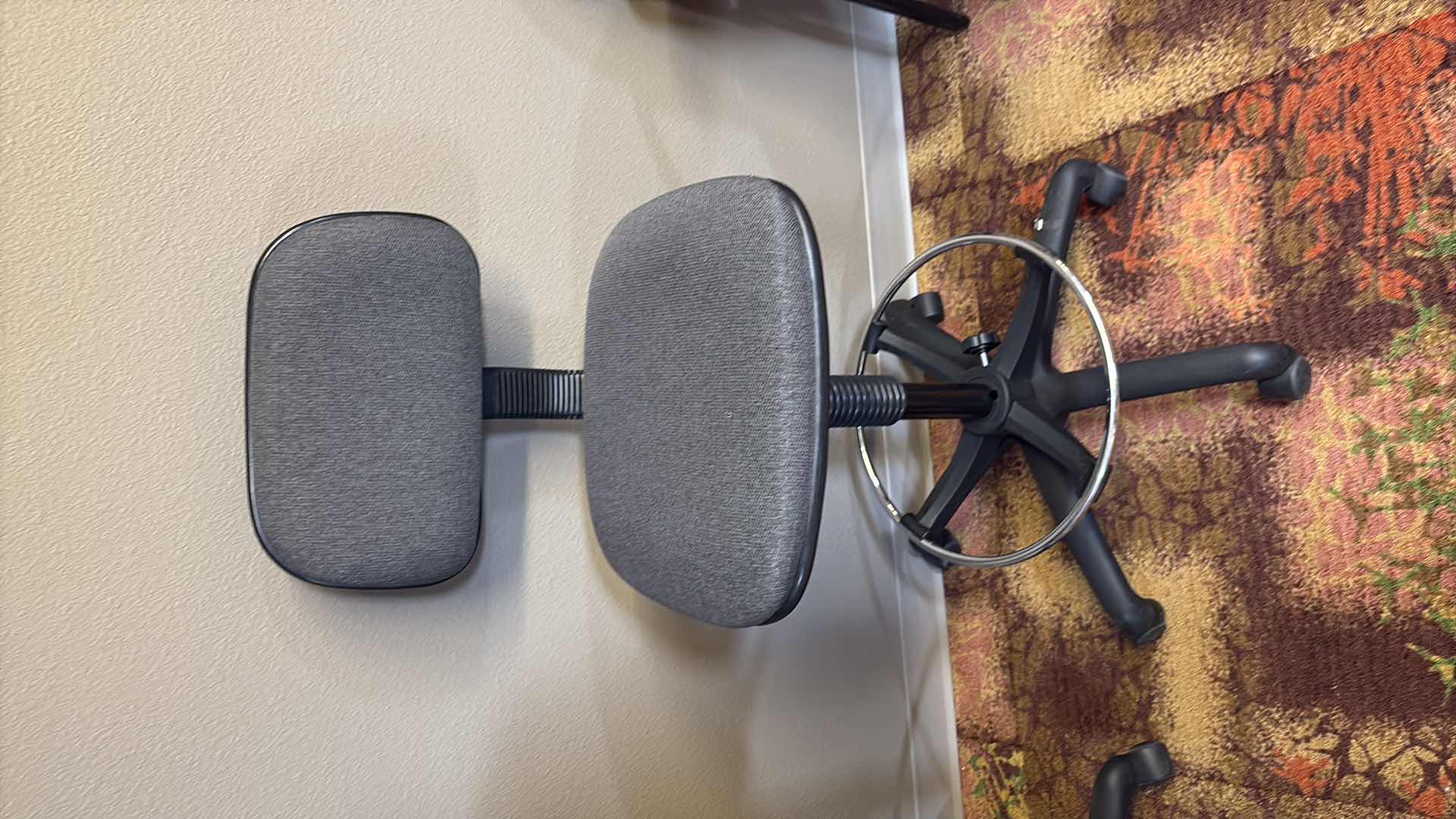 Photo 1 of GREY ARMLESS CHAIR W SEAT HEIGHT ADJUSTMENT