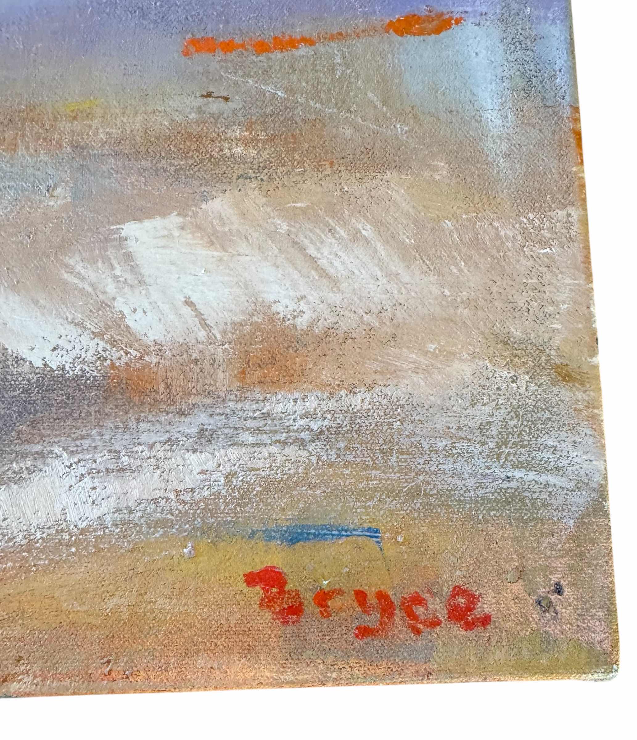 Photo 1 of STRETCHED CANVAS "ABSTRACT" PAINTED ARTWORK BY BRYCE 36” X 36”