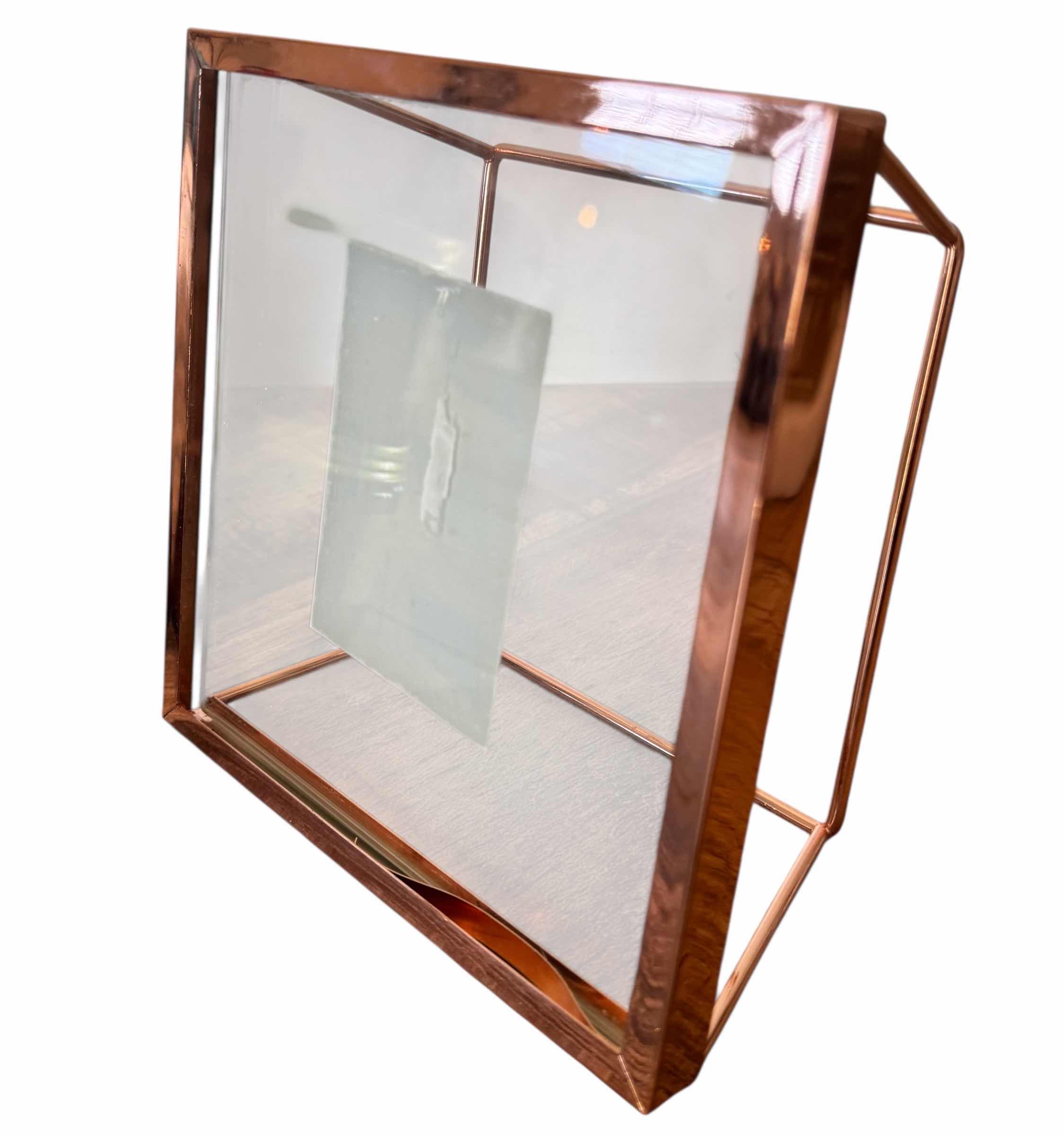 Photo 1 of METAL & STONE TABLE LAMP, METAL PICTURE FRAME, 4- SCENTED CANDLES
