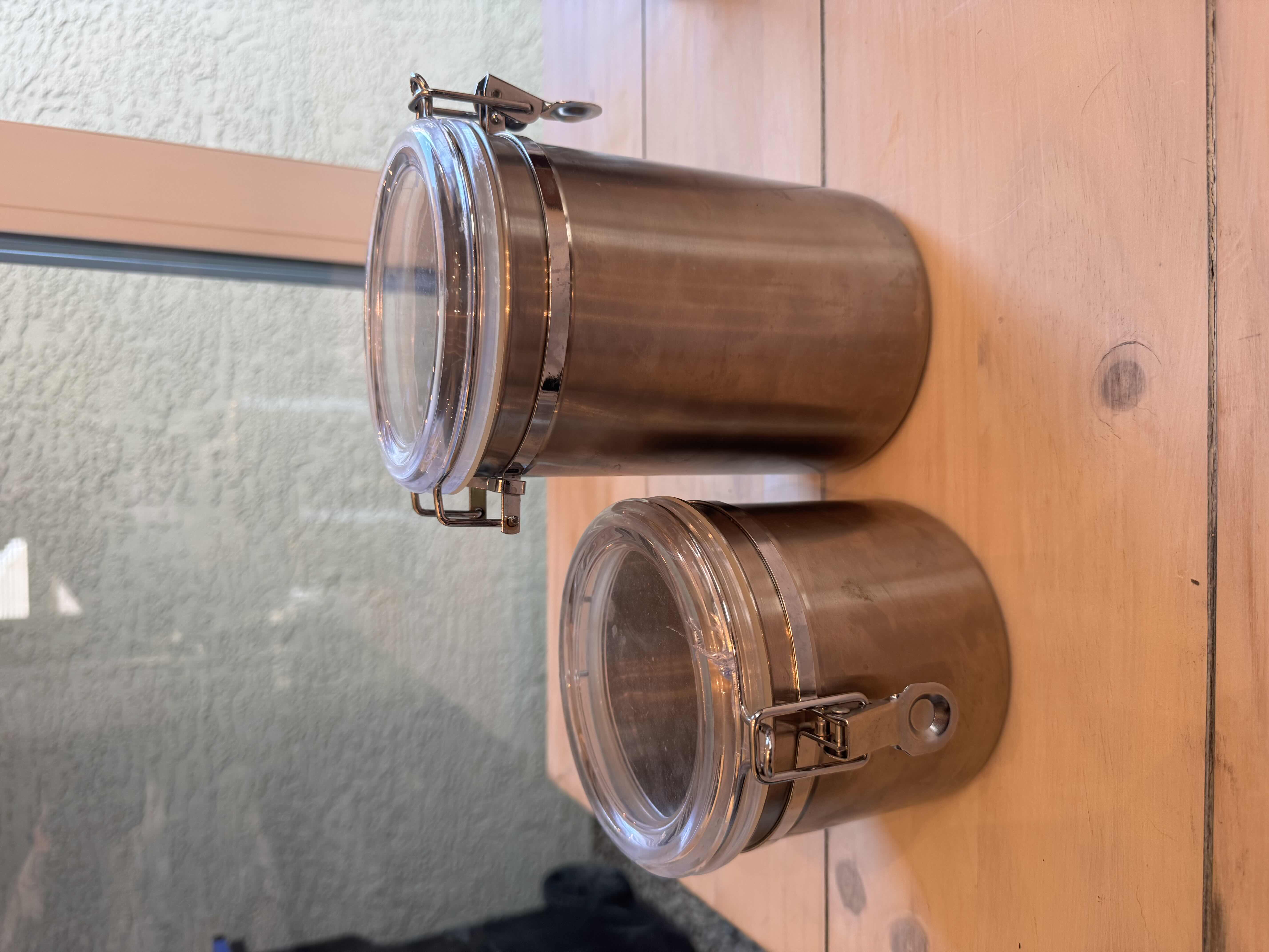 Photo 1 of 8-KITCHEN ESSENTIALS-WOOD CUTTING BOARD, CANISTERS, PLUS
