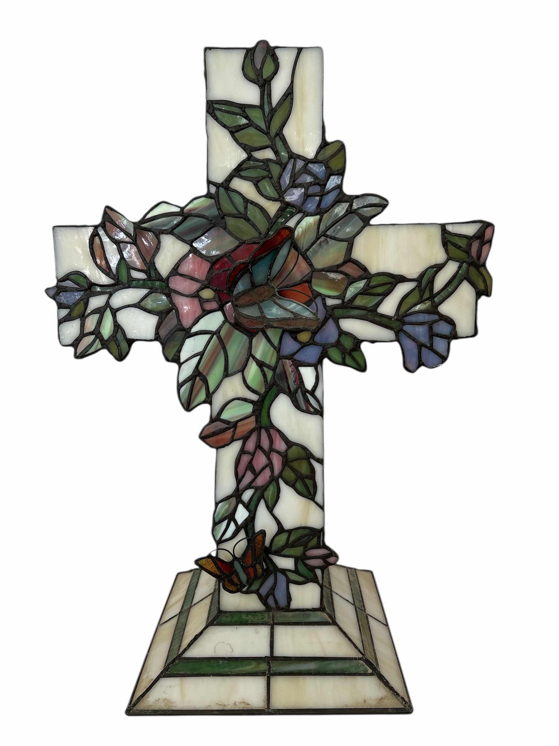 Photo 1 of CROSS RESIN LAMP H17.5”