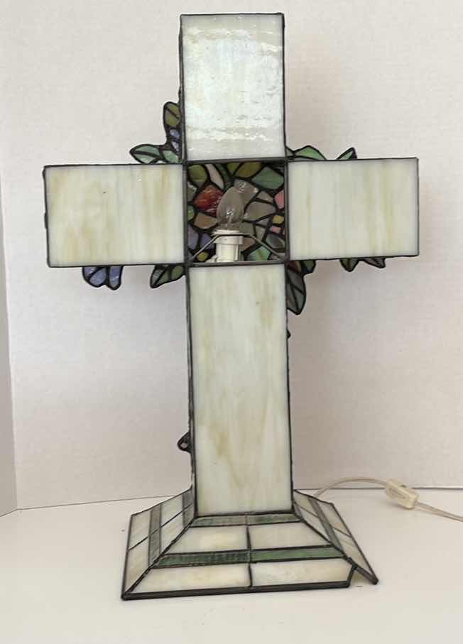 Photo 1 of CROSS RESIN LAMP H17.5”
