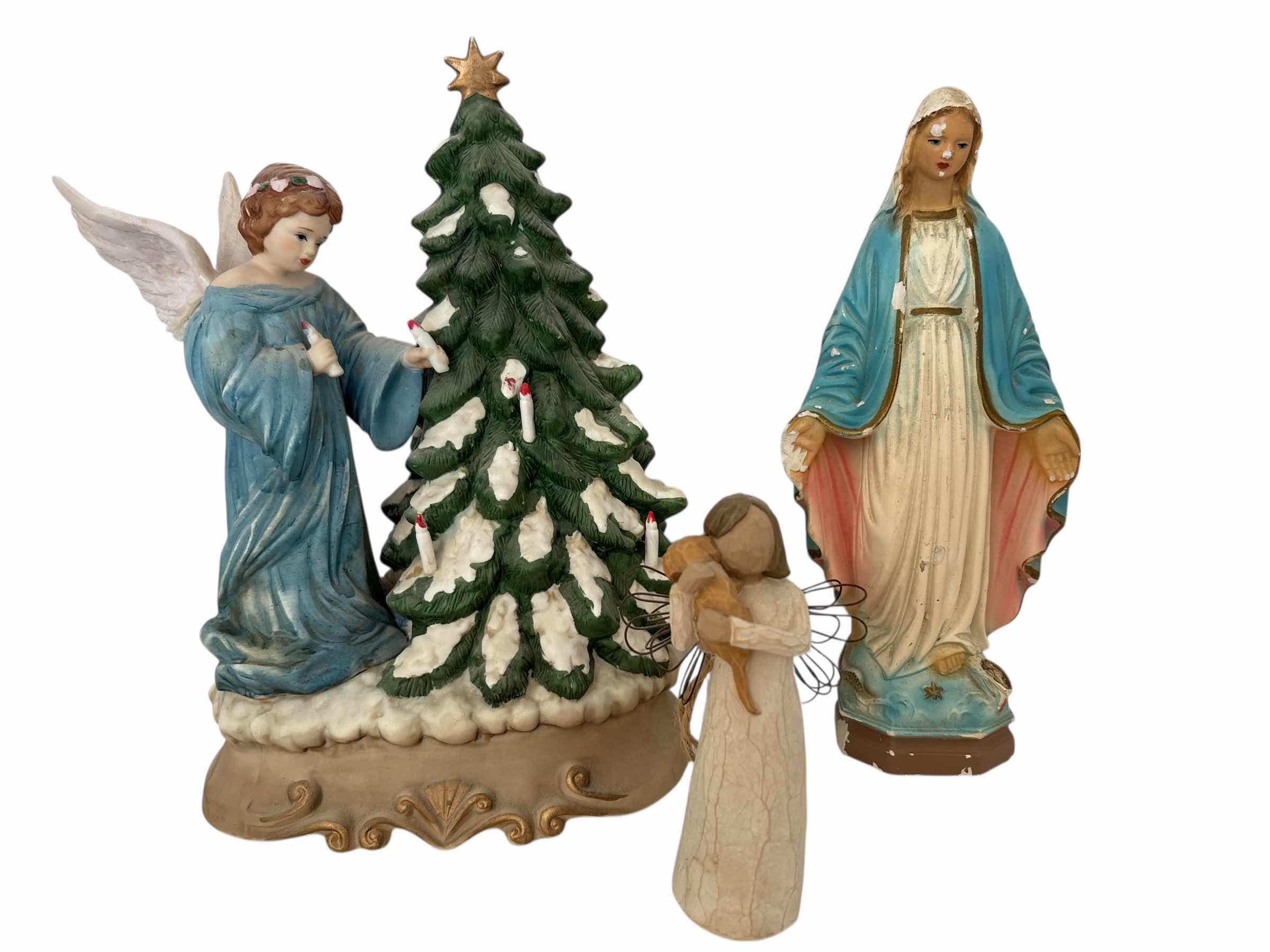 Photo 1 of (3)RELIGIOUS FIGURINES