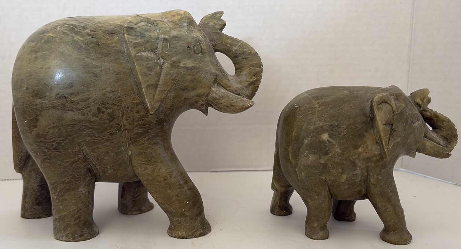 Photo 1 of (5)PCS ELEPHANT FIGURINES