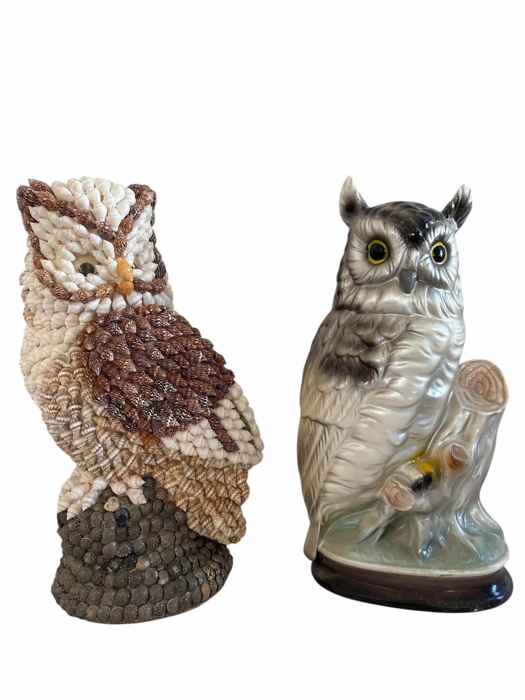 Photo 1 of (2)PCS OWL FIGURINE H10”