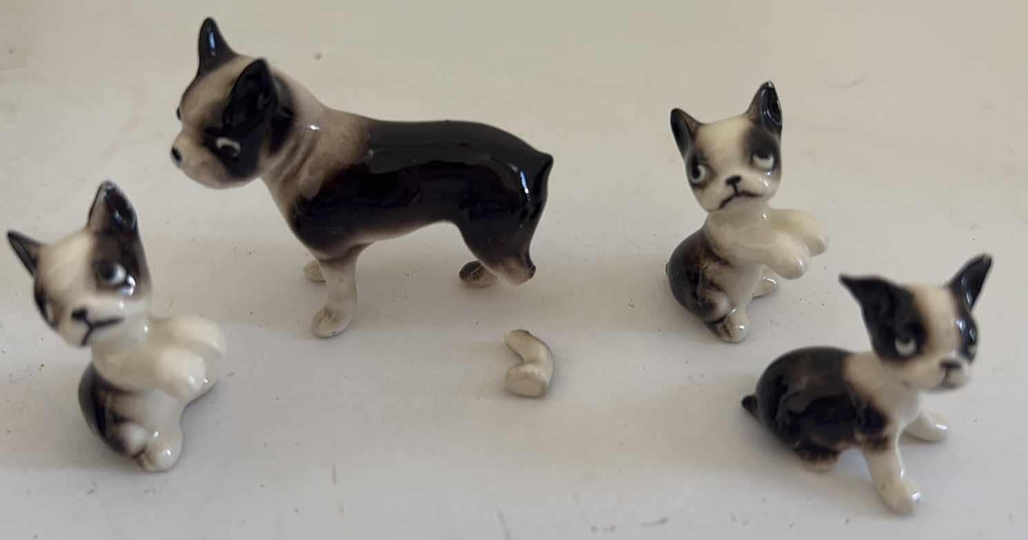 Photo 1 of (9)PCS DOG FIGURINES