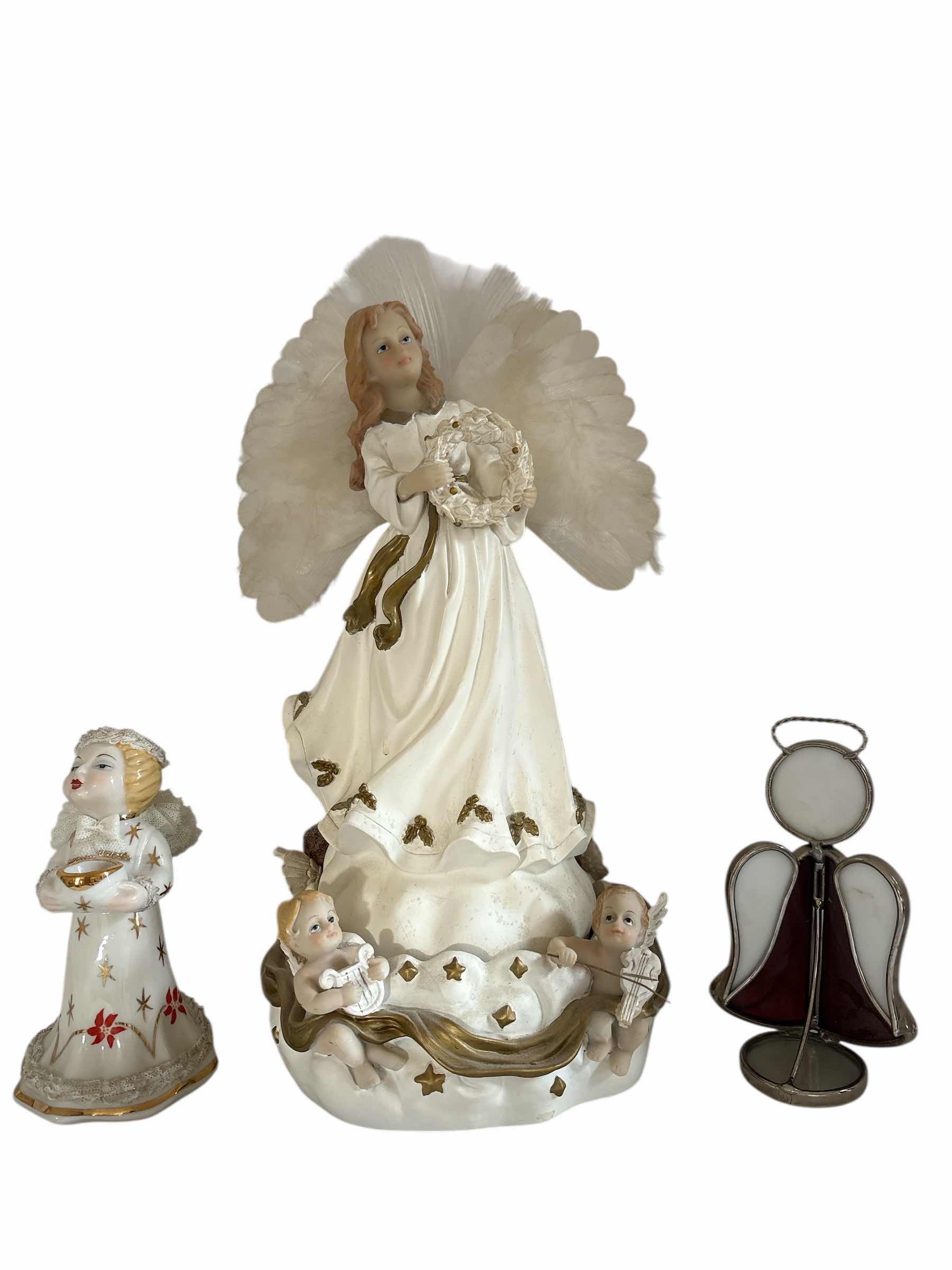 Photo 1 of (3)PCS ANGEL FIGURINE