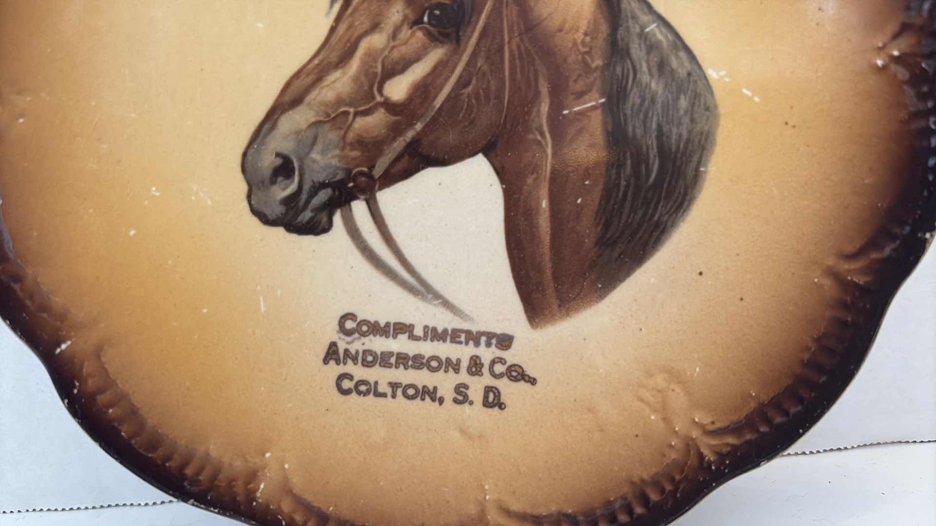 Photo 1 of DANBURY MINT COLLECTIBLE HORSE PLATE 6"