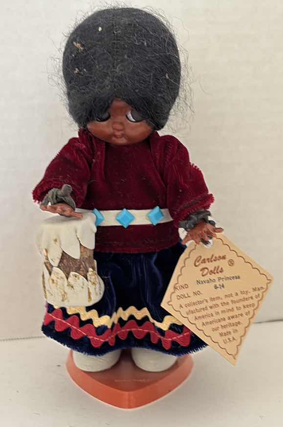 Photo 1 of (4)PCS AROUND THE WORLD DOLLS PLASTIC H7”