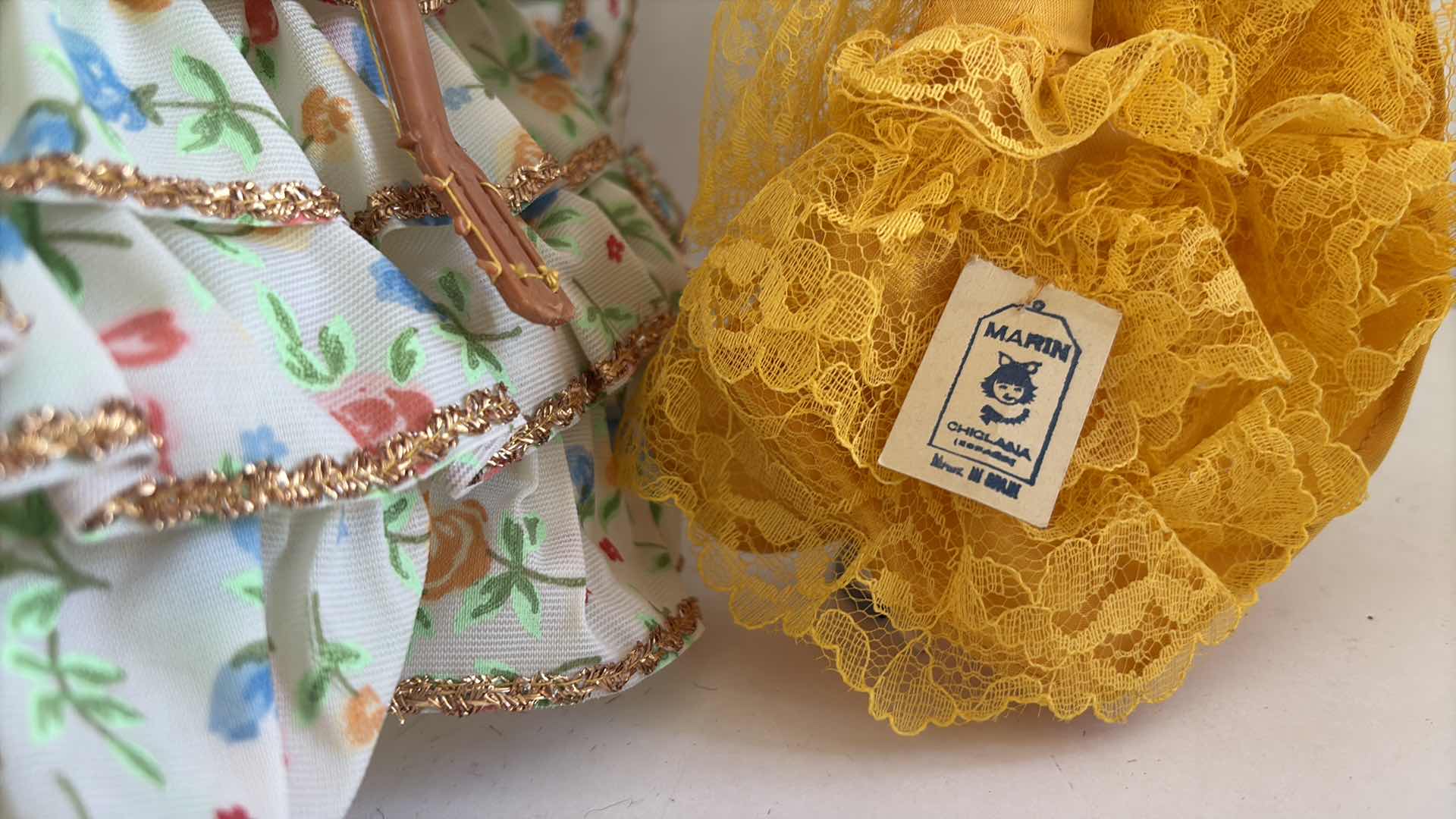 Photo 1 of (2)PCS CHICLANA SPANISH FLAMENCO DANCER DOLL