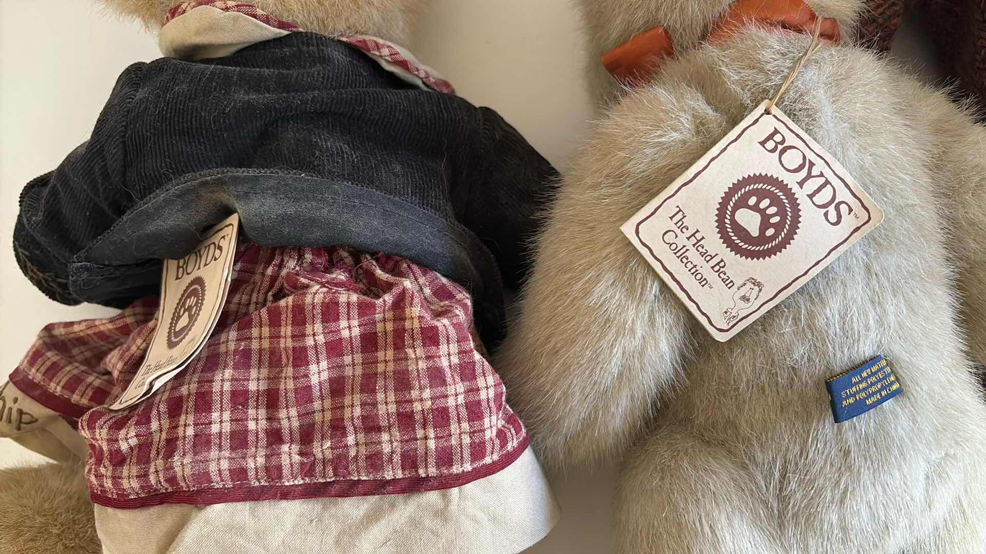 Photo 1 of (2)PCS BOYDS PLUSH BEAR H15”