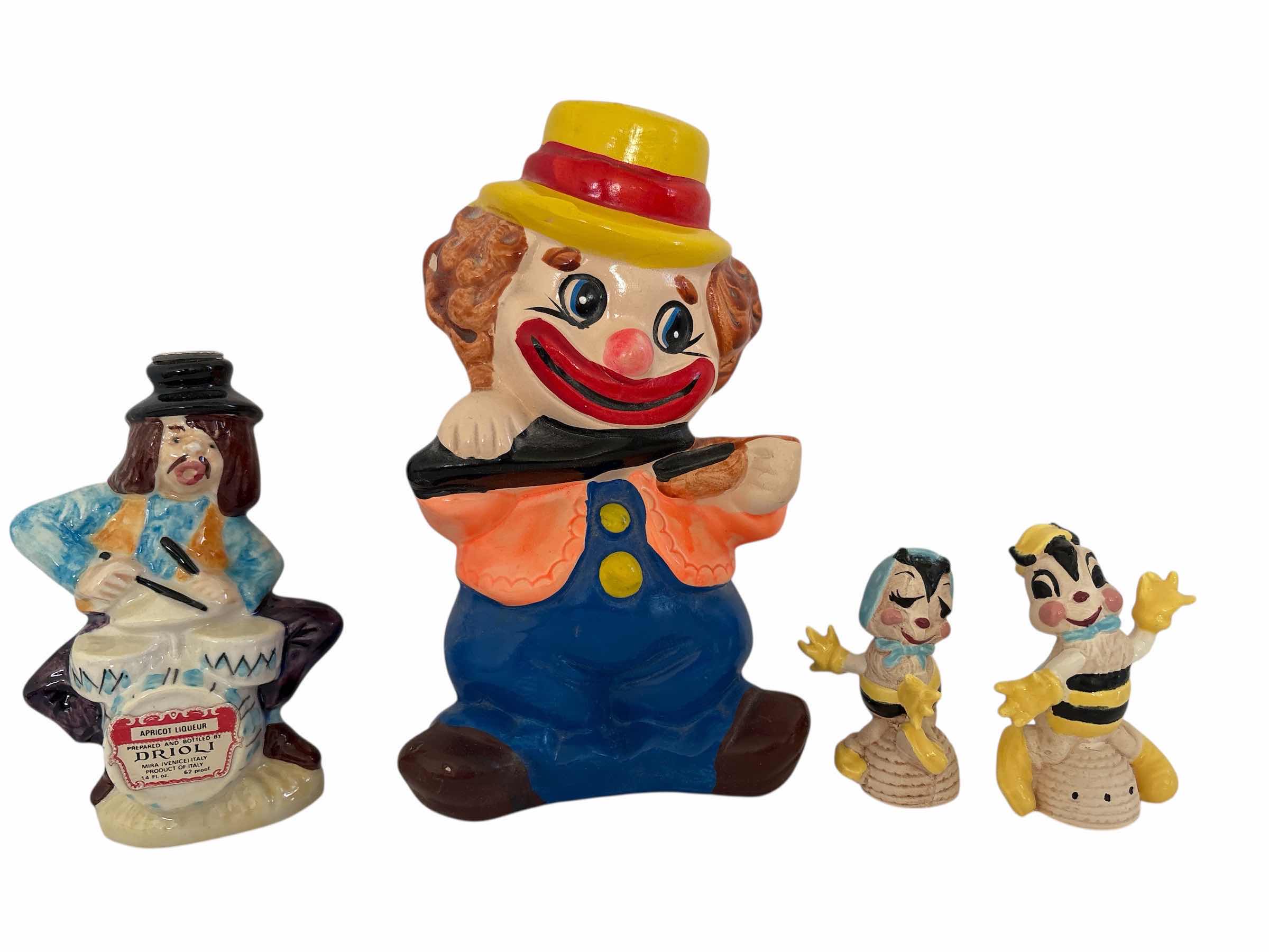 Photo 1 of (5)PCS CLOWN PORCELAIN FIGURINE H8”