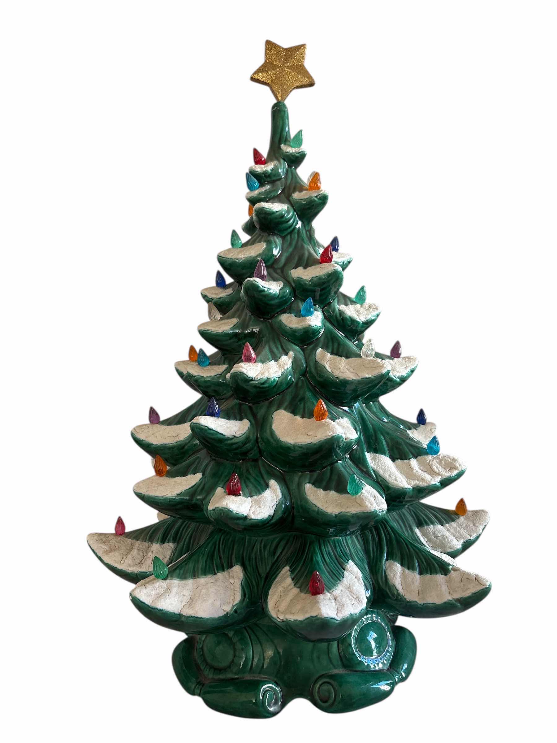 Photo 1 of ATLANTIC MOLD CERAMIC CHRISTMAS TREE H21”