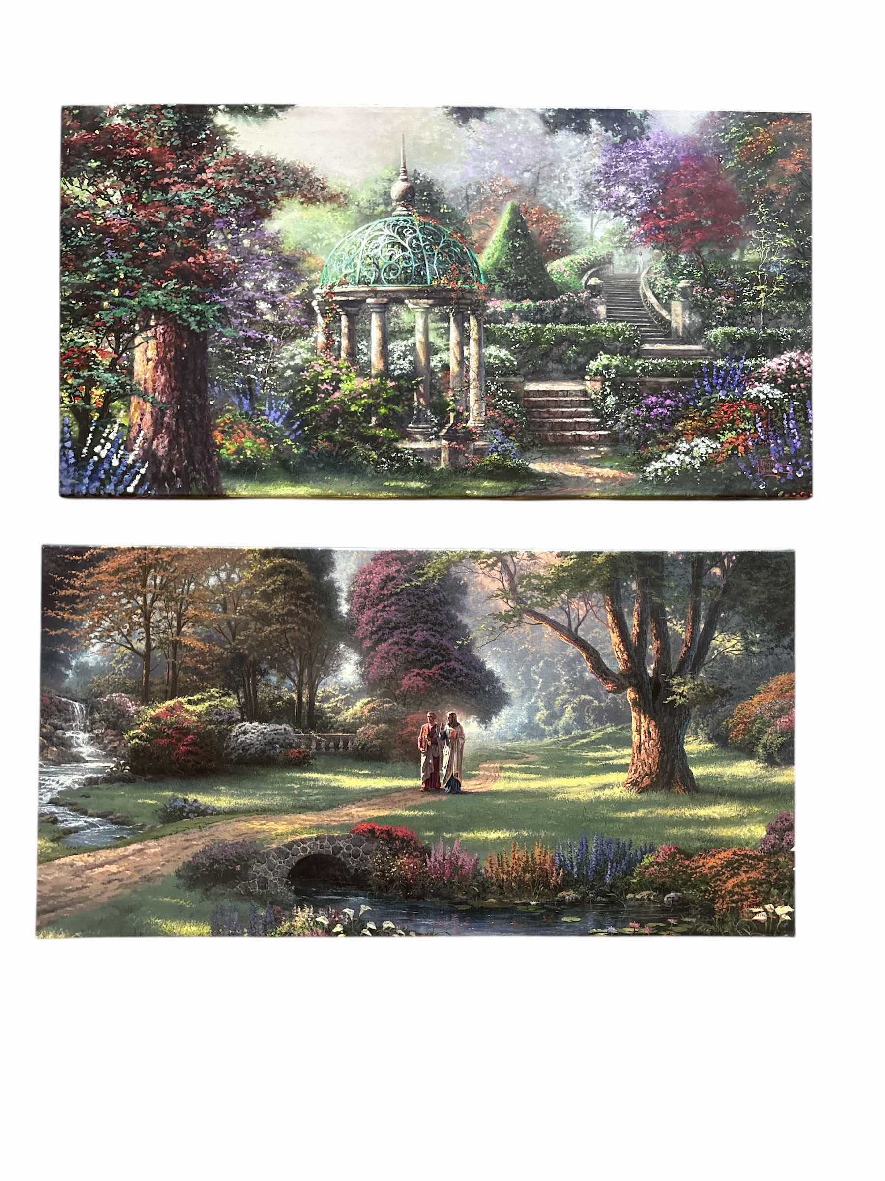 Photo 1 of (2)PCS RELIGIOUS CANVAS 31”X16”