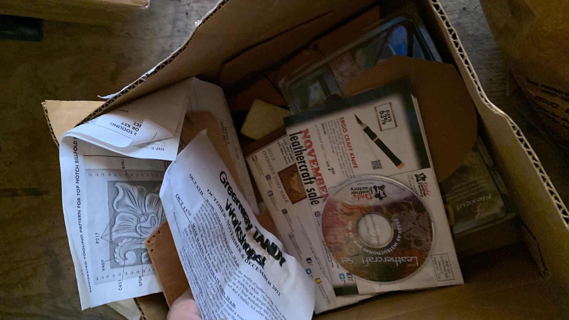 Photo 1 of ASSORTMENT OF CRAFTING SUPPLIES