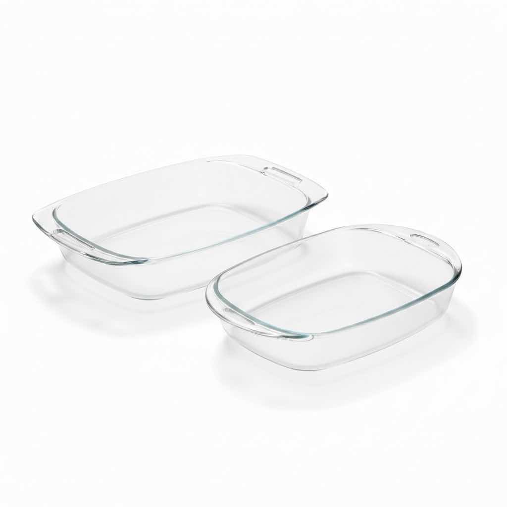 Photo 1 of (2)PCS GLASS CASSEROLE DISH 9”X13”