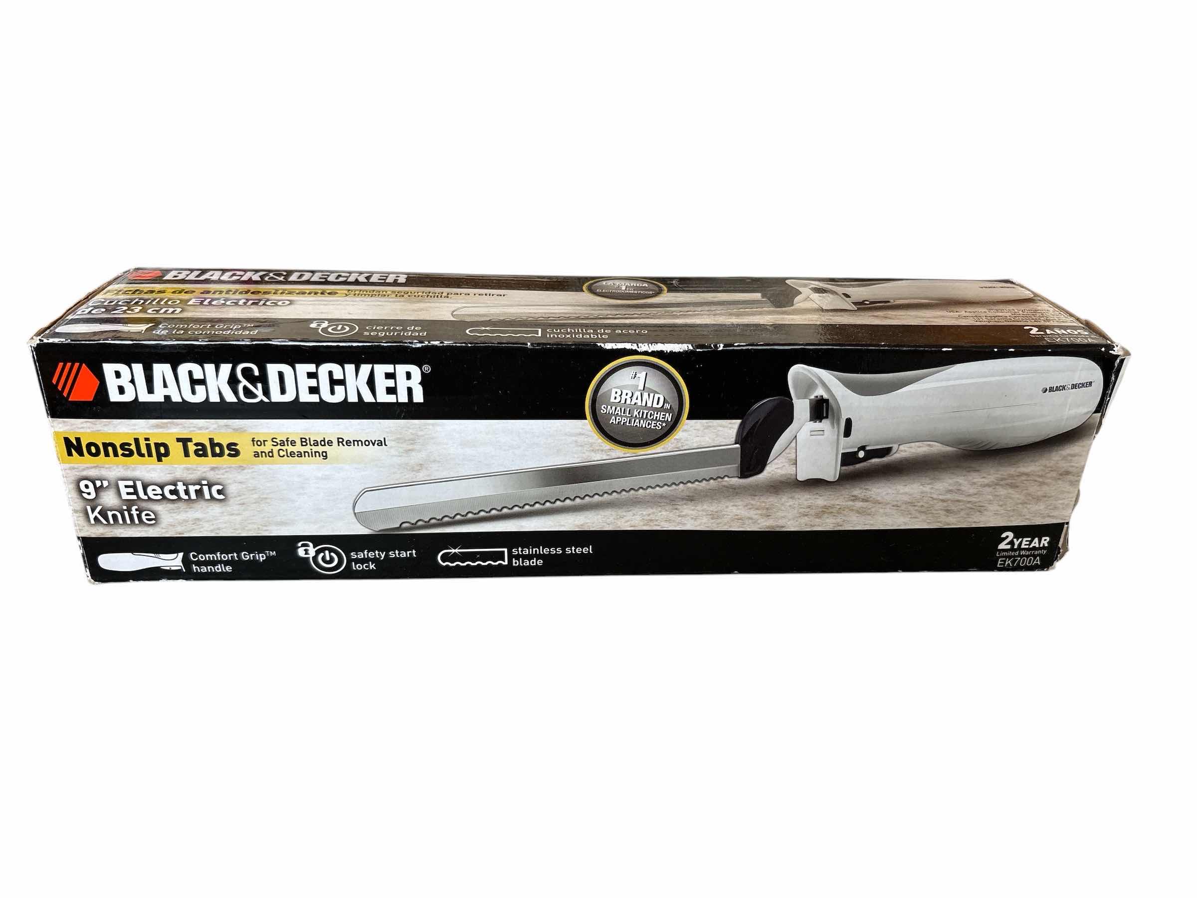 Photo 1 of NIB BLACK & DECKER ELECTRIC KNIFE 9” $34