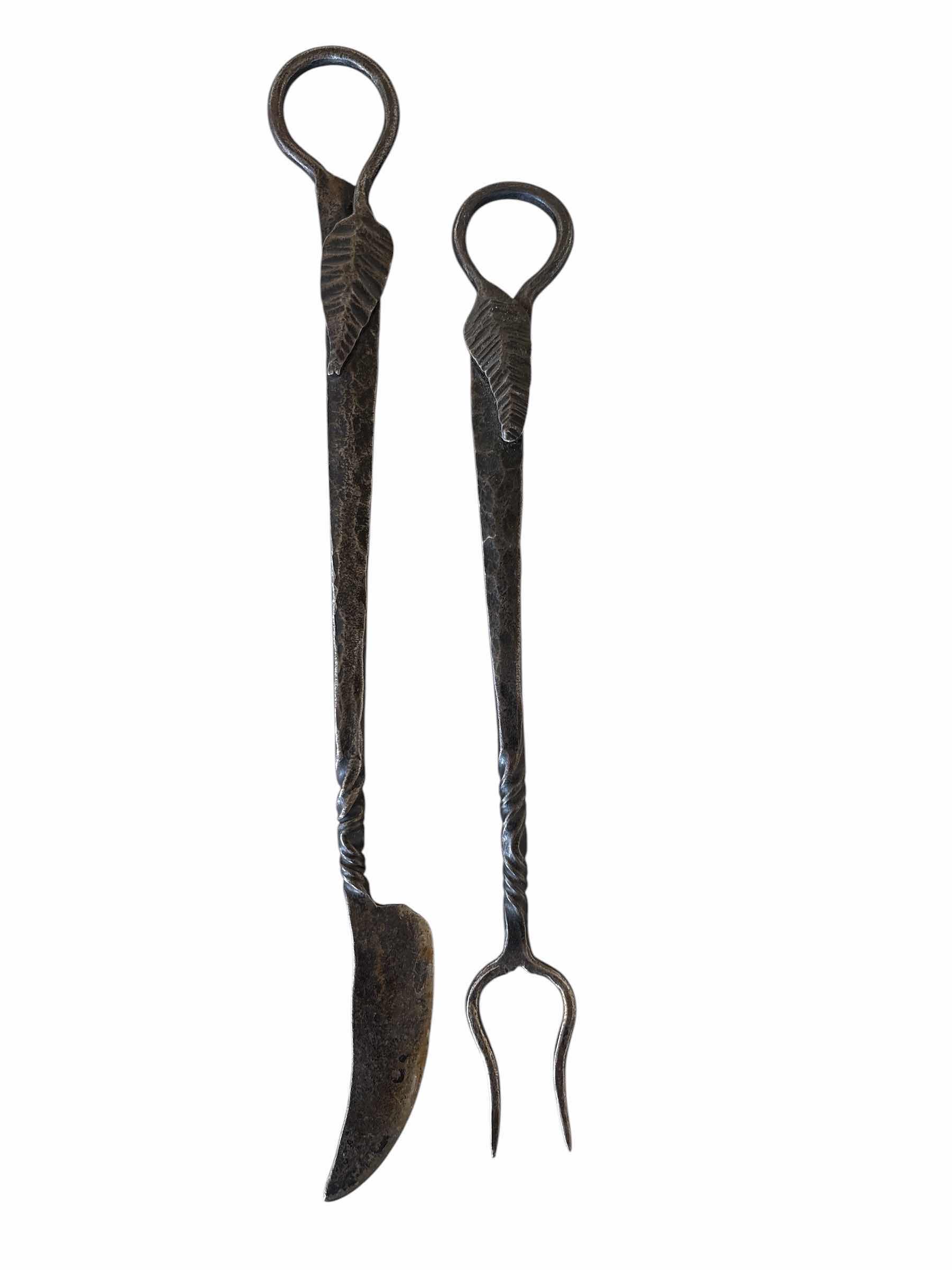 Photo 1 of (2)PCS MEDIEVAL STYLER BBQ CUTLERY TOOLS $72