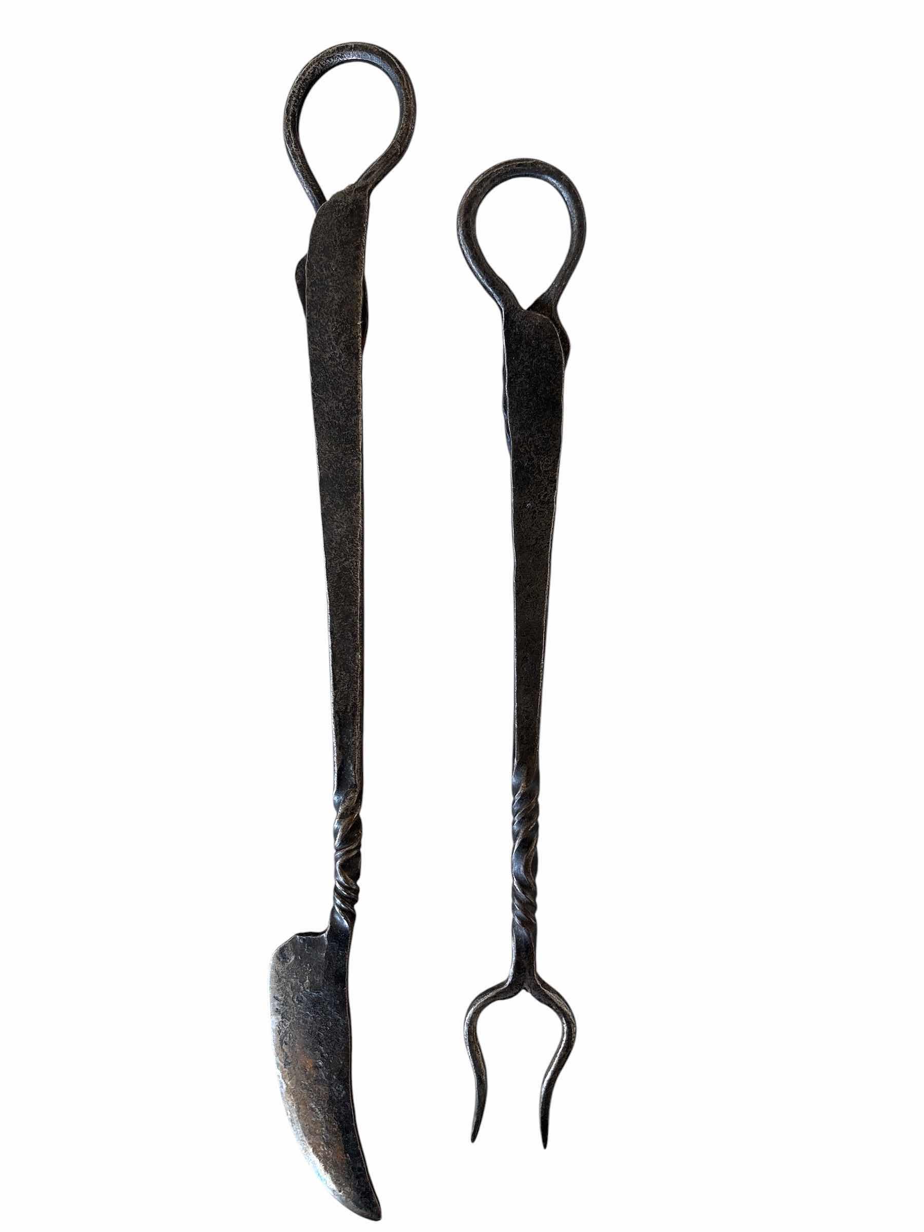 Photo 1 of (2)PCS MEDIEVAL STYLER BBQ CUTLERY TOOLS $72