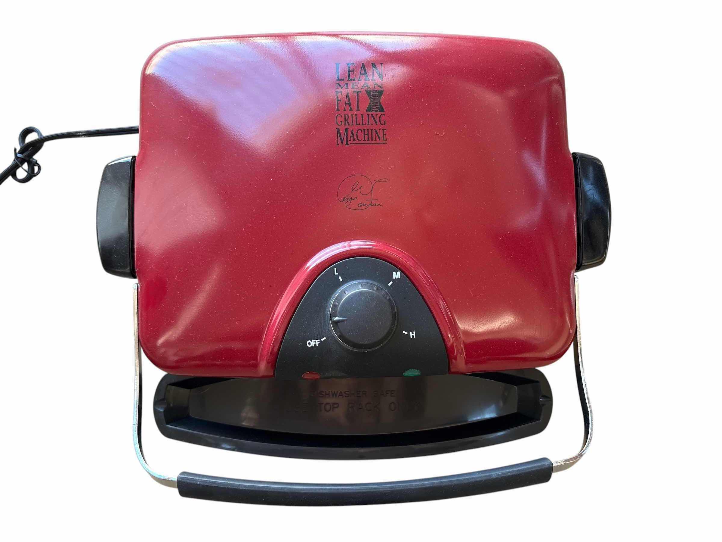 Photo 1 of GEORGE FOREMAN NEXT GRILLERATION RED GRILL