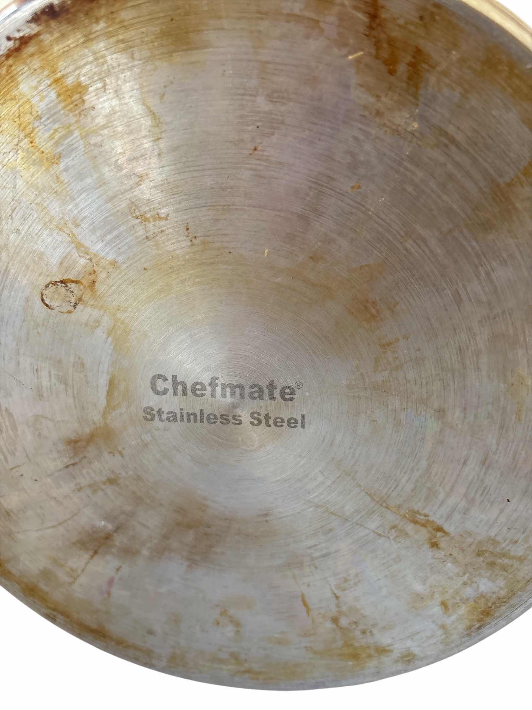 Photo 1 of (2)PCS SEARS & CHEFMATE STOCK POTS 8QT